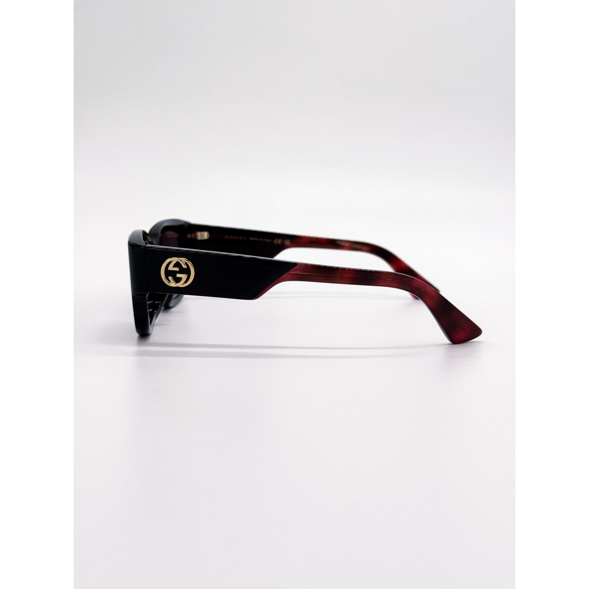 Gucci NEW GUCCI SUNGLASSES GG1667SK 003 BLACK/HAVANA SQUARE UNISEX Size ONE SIZE - 6 Thumbnail