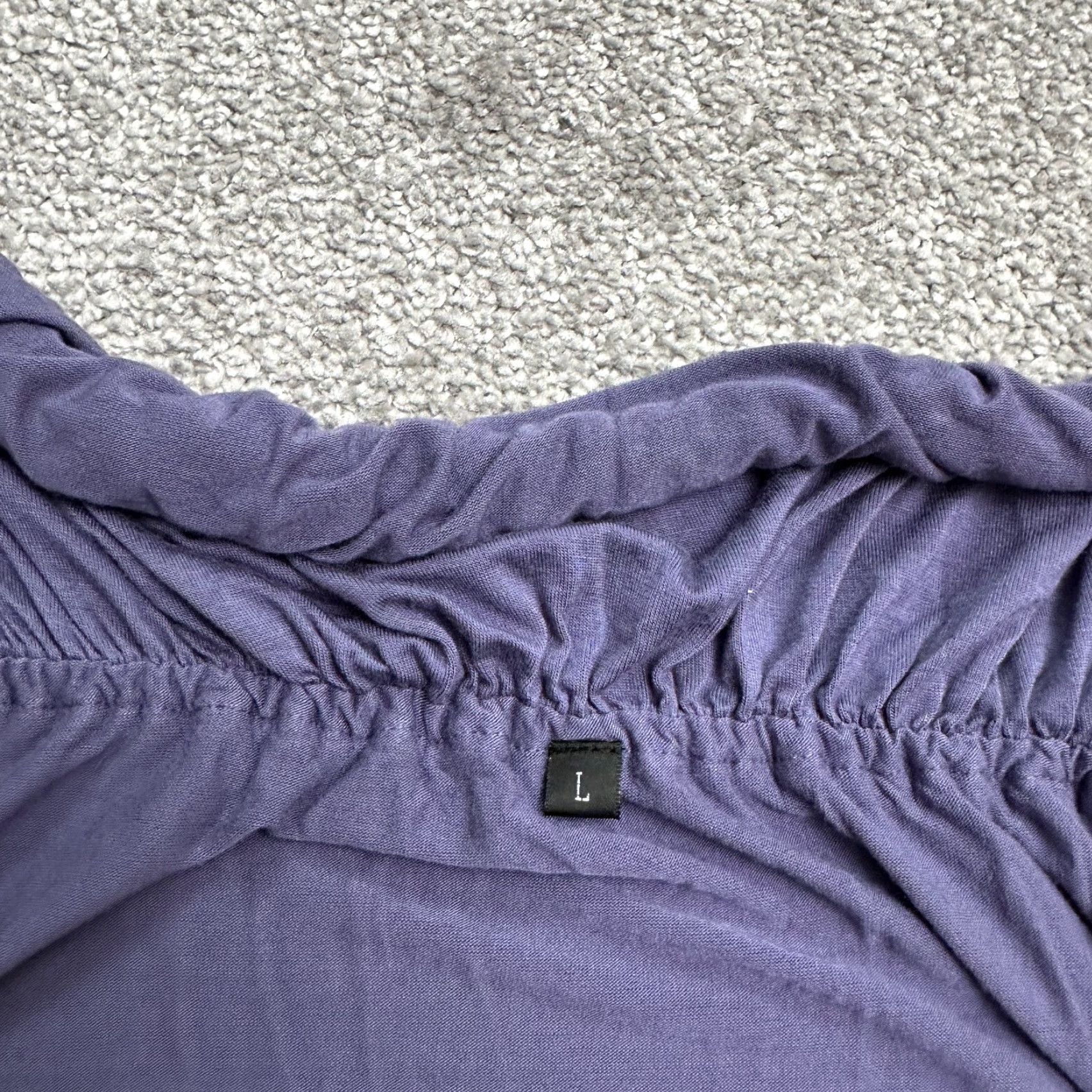 Vintage Unbranded Maxi Dress Off-Shoulder Knit Purple L Slit Pockets Beach Bohemian Womens Size L / US 10 / IT 46 - 6 Thumbnail