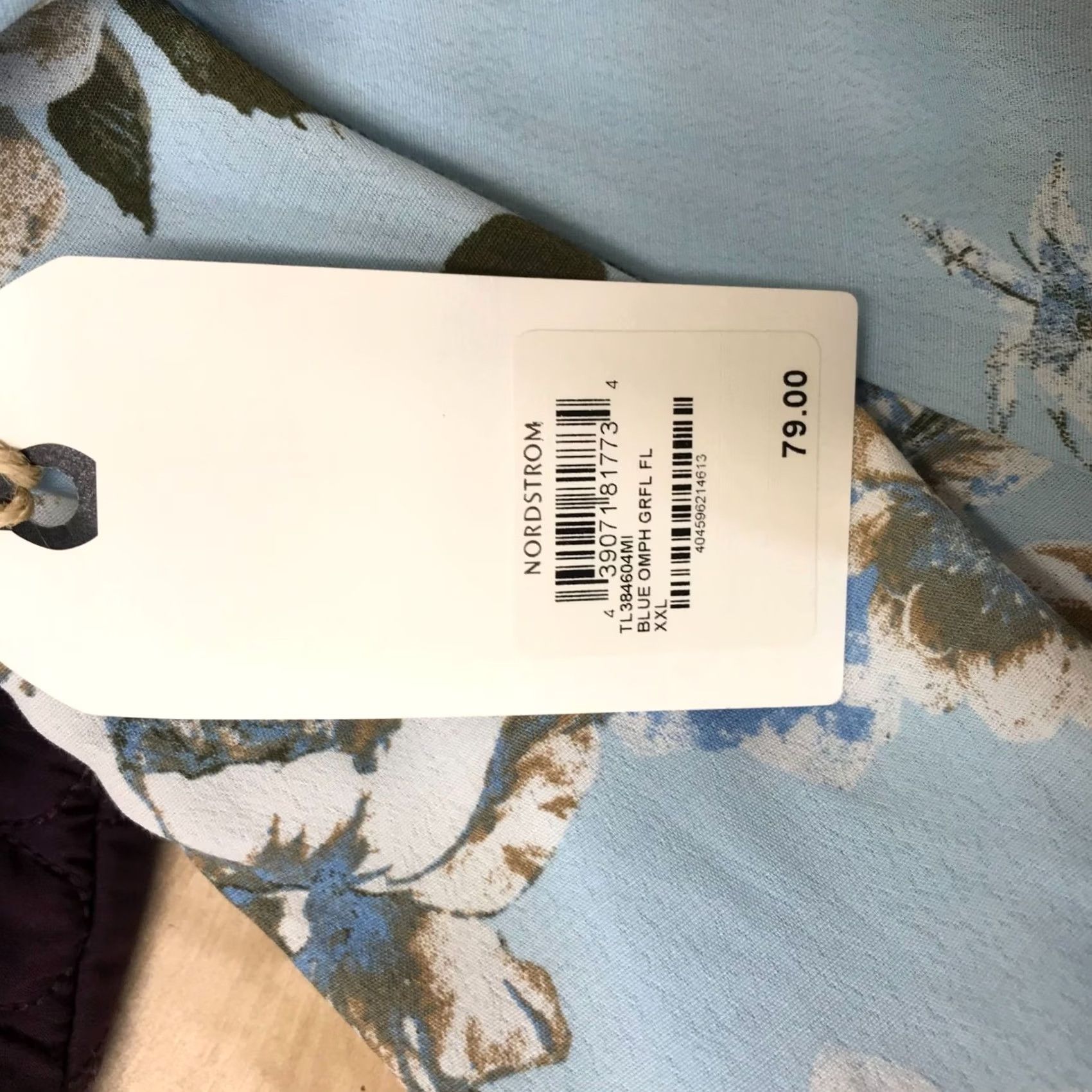 Vintage VINTAGE LEITH Women's XXL BLUE FLORAL SPAGHETTI STRAP 100% RAYON MAXI DRESS Size XXL / US 16-18 / IT 52-54 - 7 Thumbnail