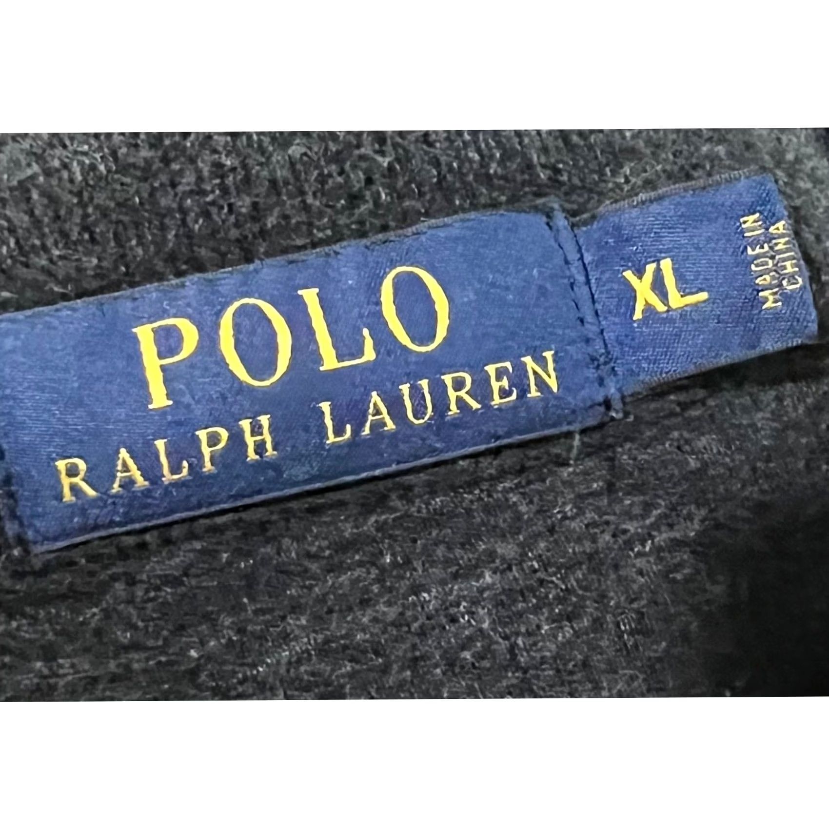 Polo Ralph Lauren Polo Ralph Lauren Men’s XL 1/4 Zip Pullover Leather & Buttons 100% Cotton Gray Knit Sweater Mock Neck Mens Size US XL / EU 56 / 4 - 5 Thumbnail