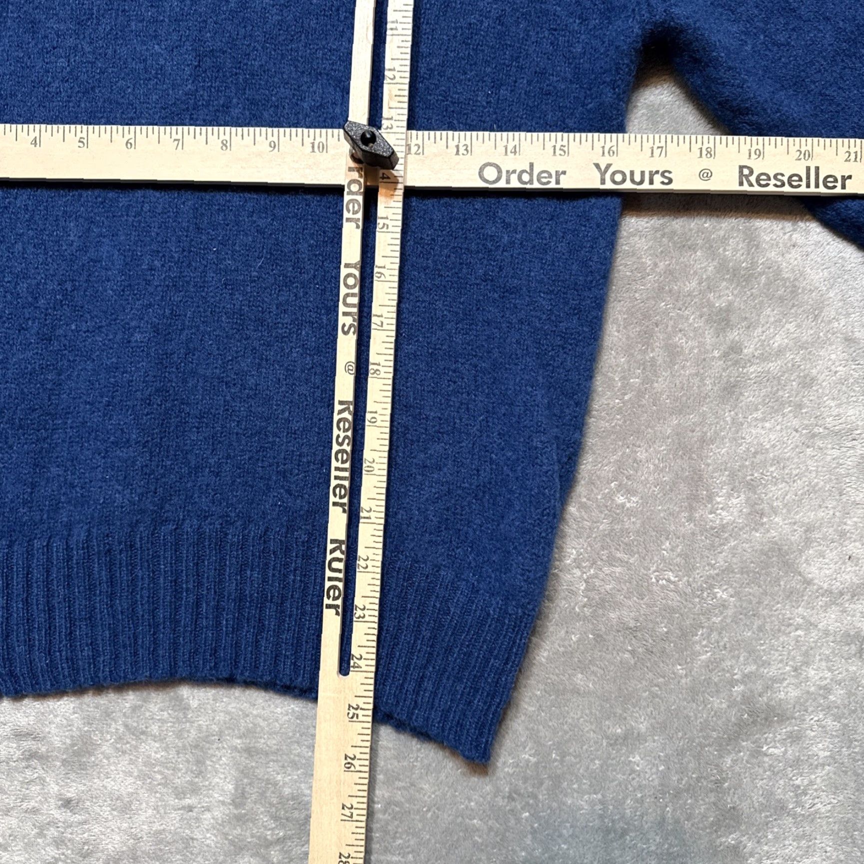 Vintage VINTAGE Britches Of Georgetown Sweater Pullover Size L Blue Shetland Wool Crew Neck Long Sleeve Men Regular Size US L / EU 52-54 / 3 - 5 Thumbnail