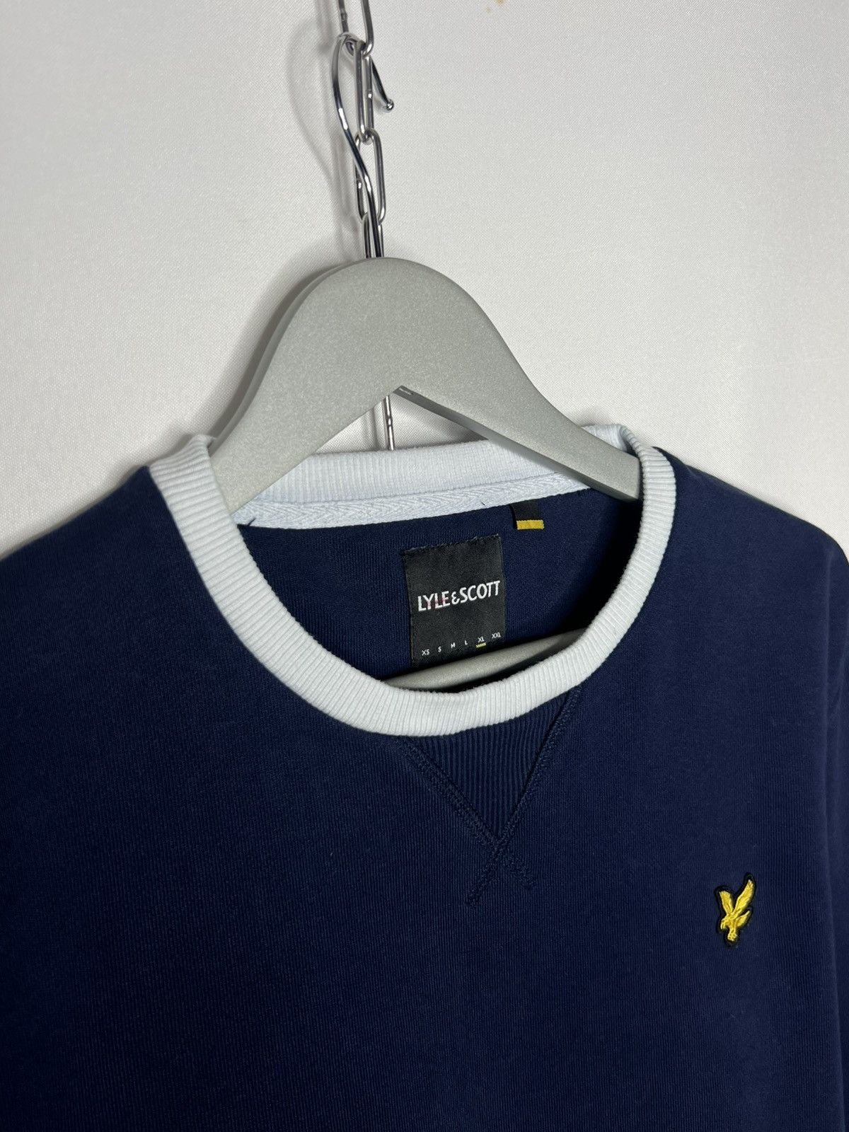 Lyle & Scott Lyle & Scott Navy Blue Based Sweatshirt Casual Size US XL / EU 56 / 4 - 5 Thumbnail