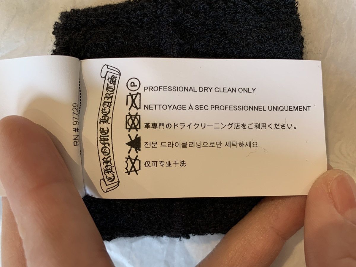 Chrome Hearts Patent leather cross patch wristband Size ONE SIZE - 3 Thumbnail