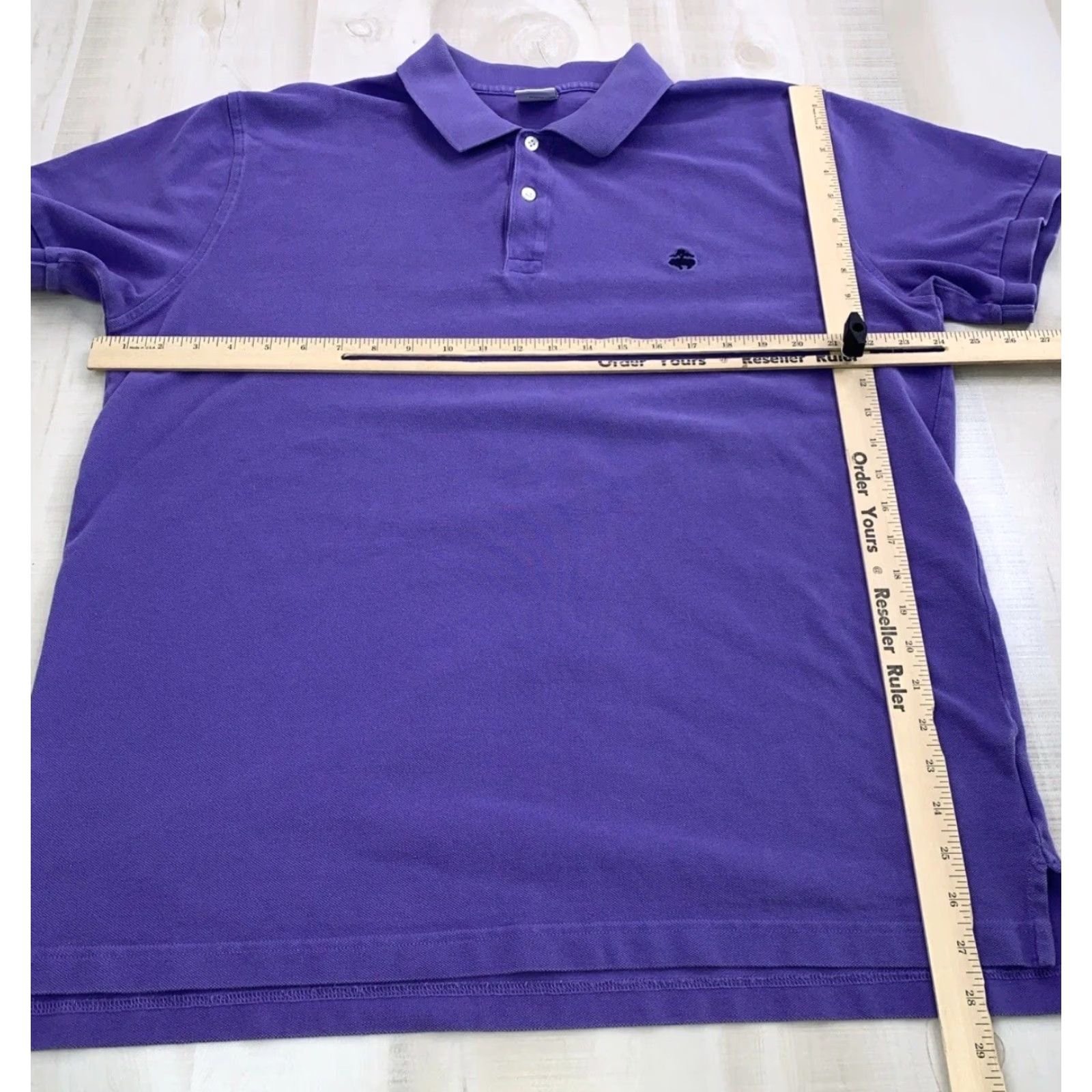 Brooks Brothers VINTAGE Brooks Brothers 346 Slim Fit Cotton Purple Polo Shirt Mens XXL Size US XXL / EU 58 / 5 - 3 Thumbnail