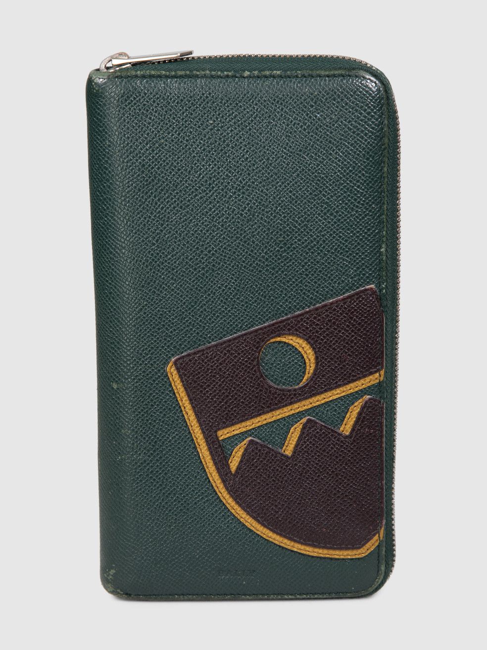 Bally Green Leather Zip Around Wallet Size ONE SIZE - 1 Thumbnail