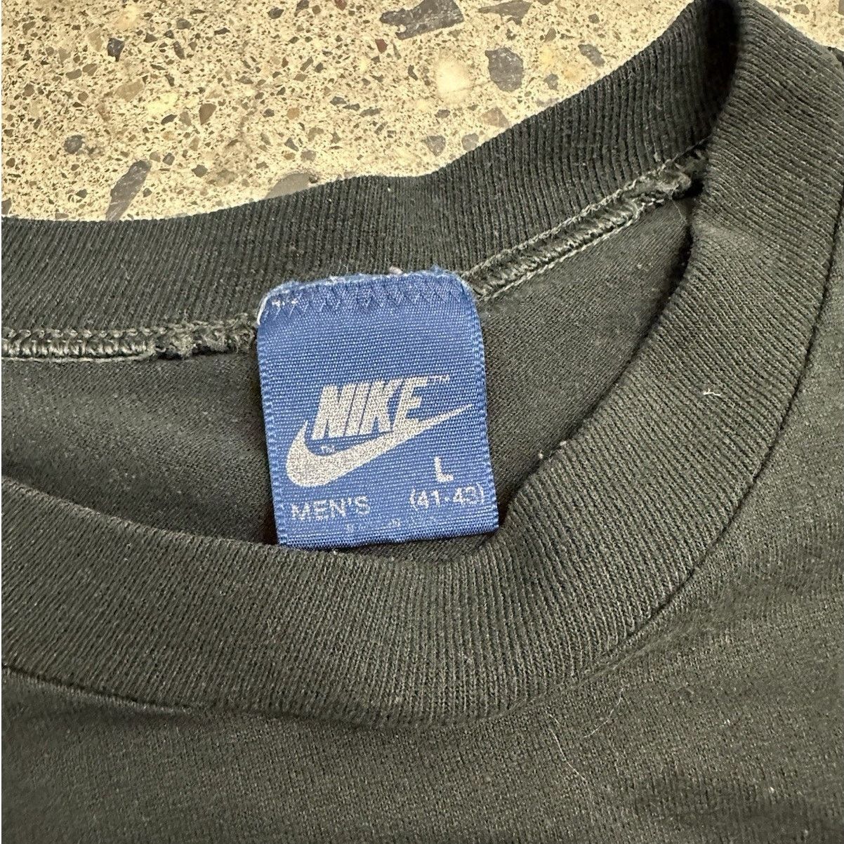 Nike × Vintage Vintage 80s Cascade Run Off T-Shirt Size Large Nike Swoosh Size US L / EU 52-54 / 3 - 4 Thumbnail