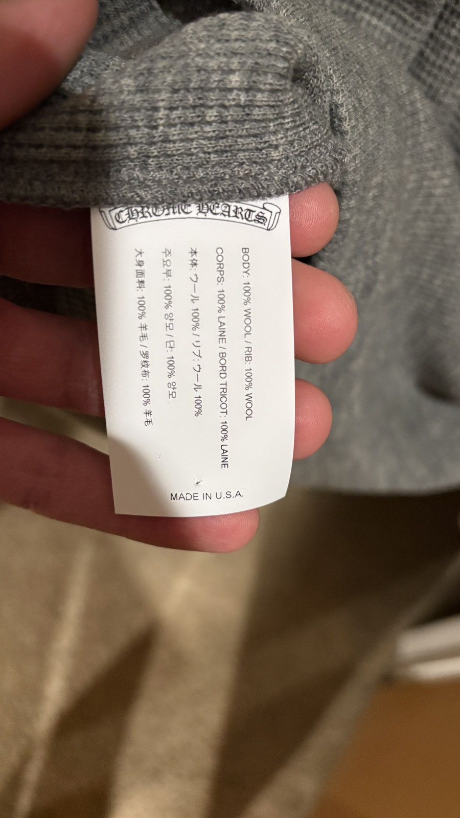 Chrome Hearts Chrome Hearts Embroidered Thermal Size US L / EU 52-54 / 3 - 3 Thumbnail