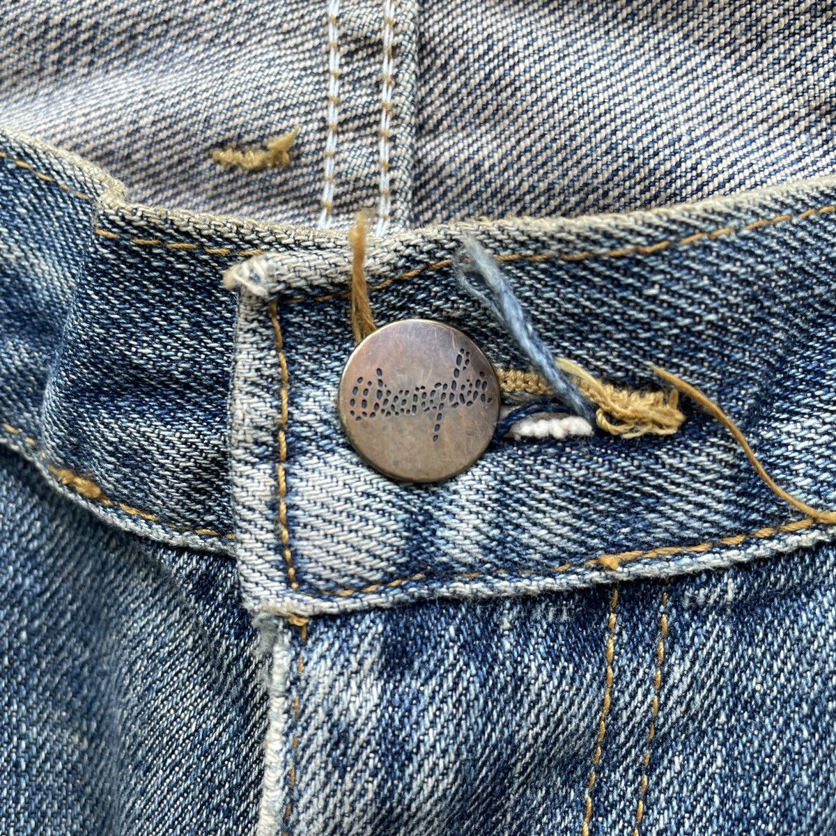 Vintage Vintage Wrangler Rusty Jeans Distressed Faded Pants Denim Size US 31 - 6 Thumbnail