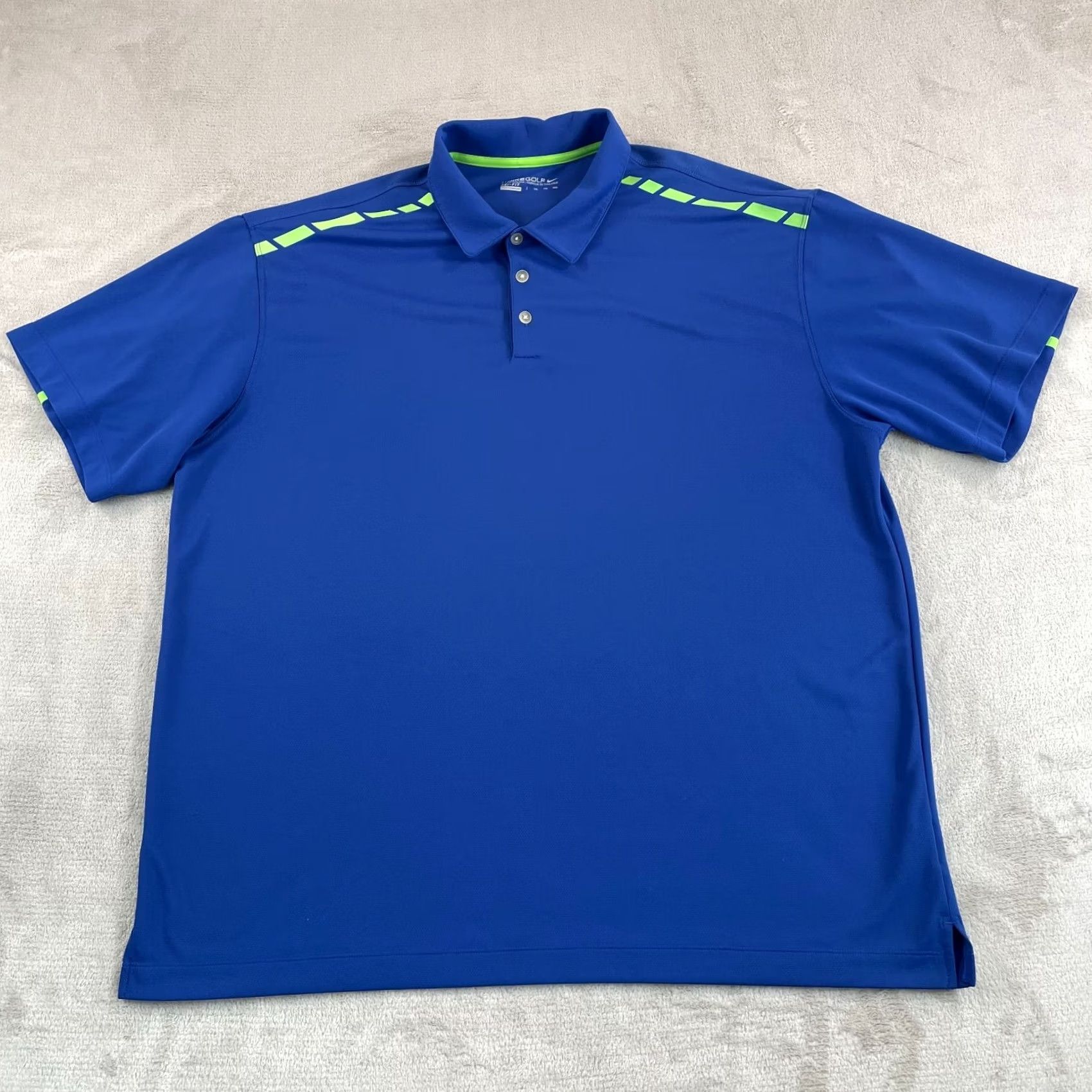 Nike Nike Golf Dri-FIT Graphic Polo Shirts Men 2XL Blue Short Sleeve Polo Shirts Mens Nike Golf Dri-FIT Polo 2XL Blue Size US XXL / EU 58 / 5 - 3 Thumbnail