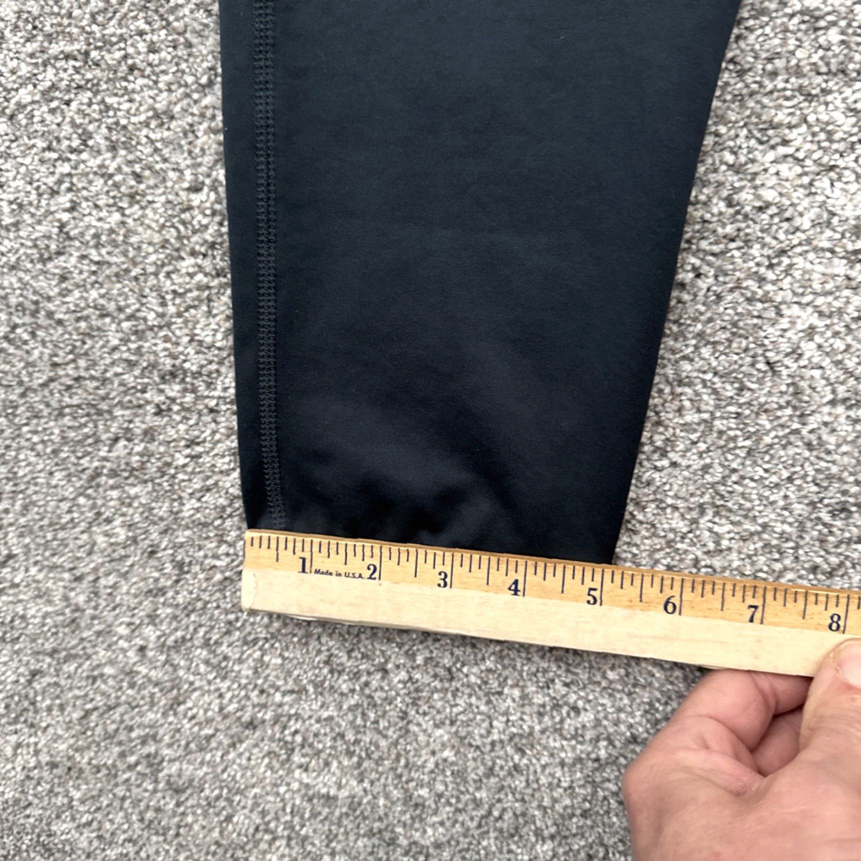 Adidas Adidas Leggings Women Small Cropped Capri Climalite Athletics Activewear Streetwear Cardio Yoga Gym Gorpcore Black 88% Polyester 12% Spandex Size 28" / US 6 / IT 42 - 2 Thumbnail