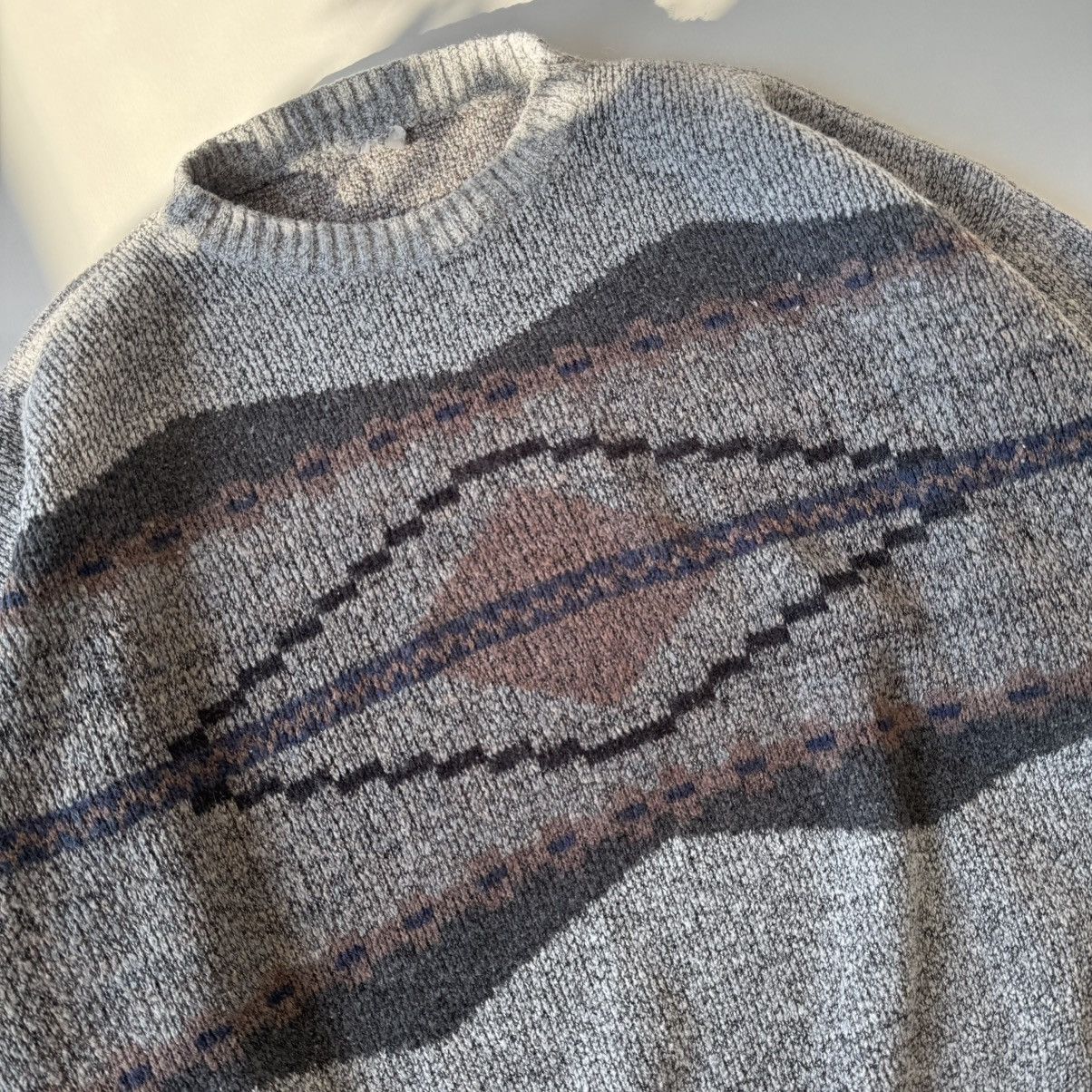 Vintage Vintage Boxy Coloured Geomatric Sweater Boxy Cottage Size US XL / EU 56 / 4 - 5 Thumbnail