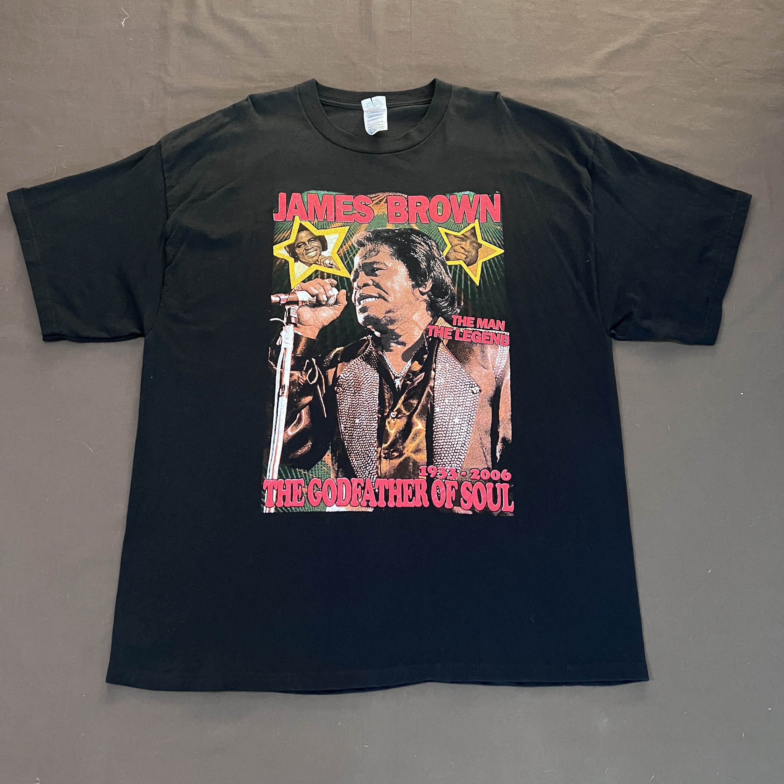 Band Tees × Rap Tees × Vintage Vintage Y2K James Brown The Godfather of Soul Promo Tee 2XL Size US XXL / EU 58 / 5 - 3 Thumbnail