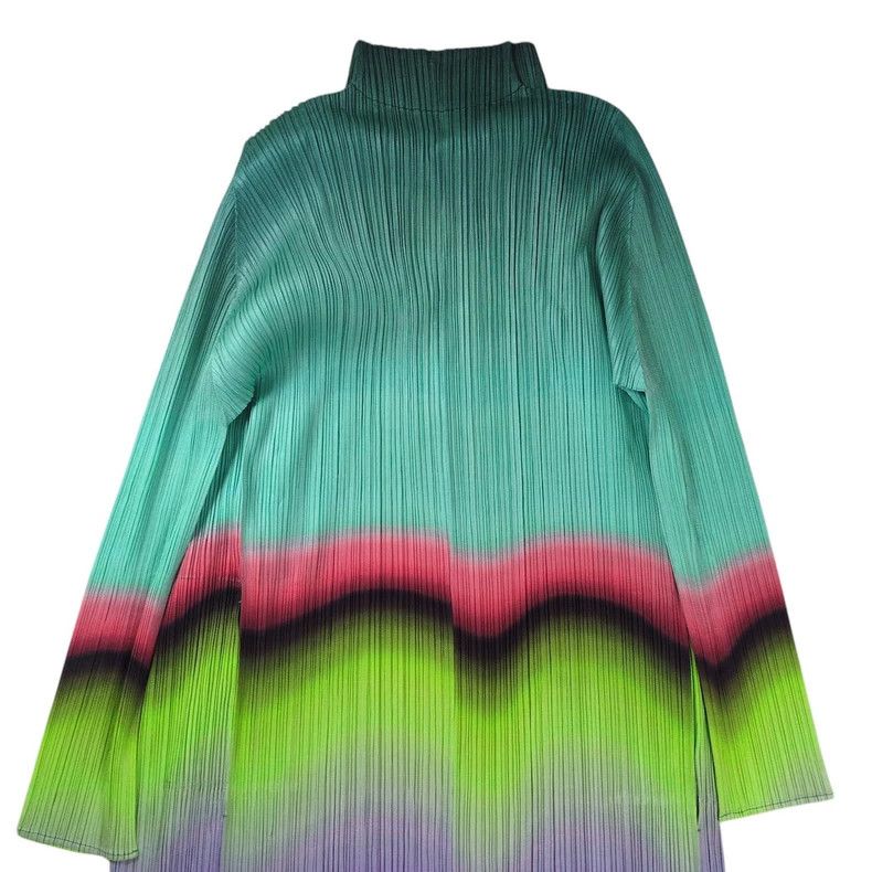 Issey Miyake issey miyake size:3 Aurora colored pleated dress Size XXS / US 00 / IT 34 - 6 Thumbnail