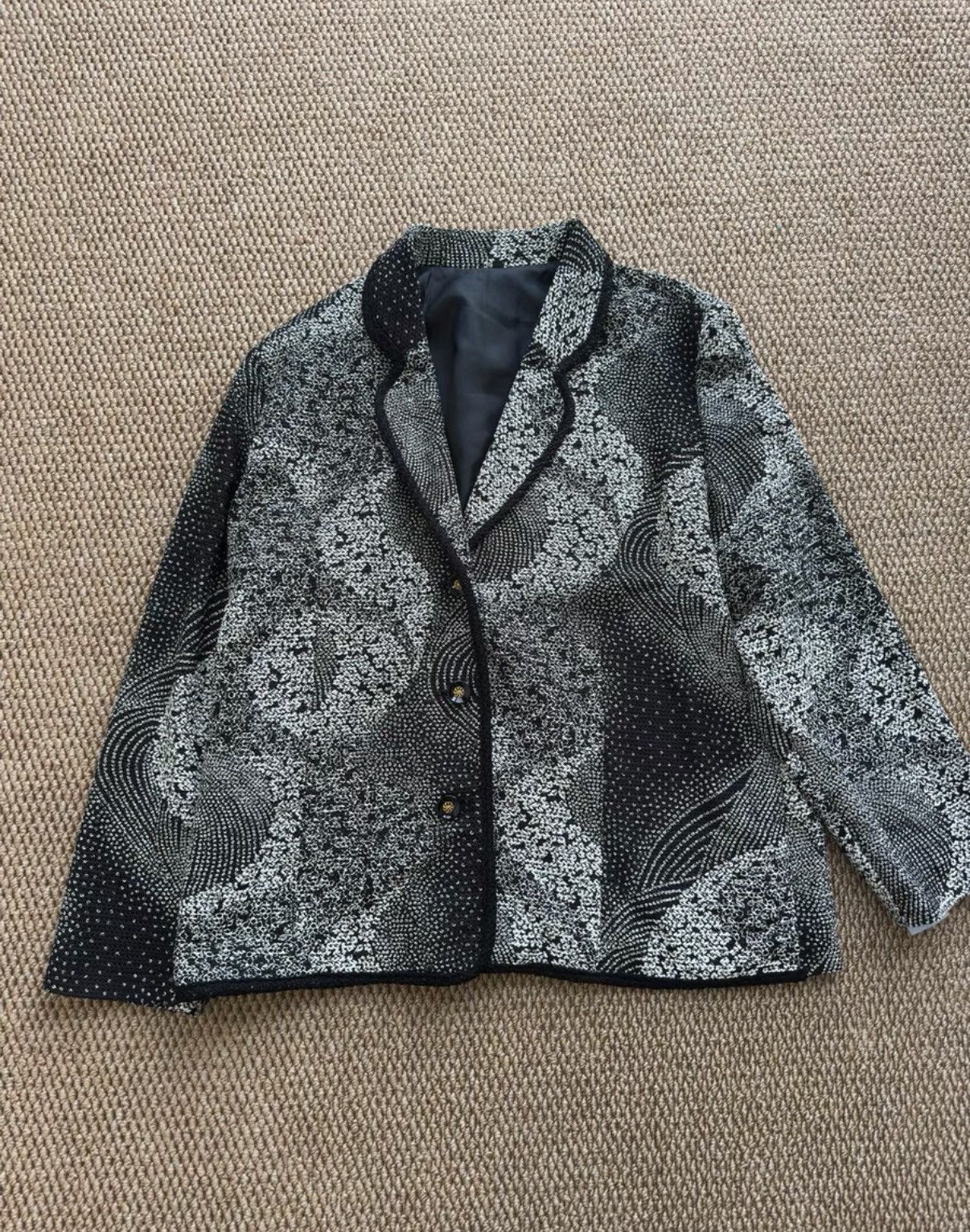 Comme des Garcons Comme des Garcons Wave Jacquard Woven Blazer K23 Size US S / EU 44-46 / 1 - 1 Thumbnail