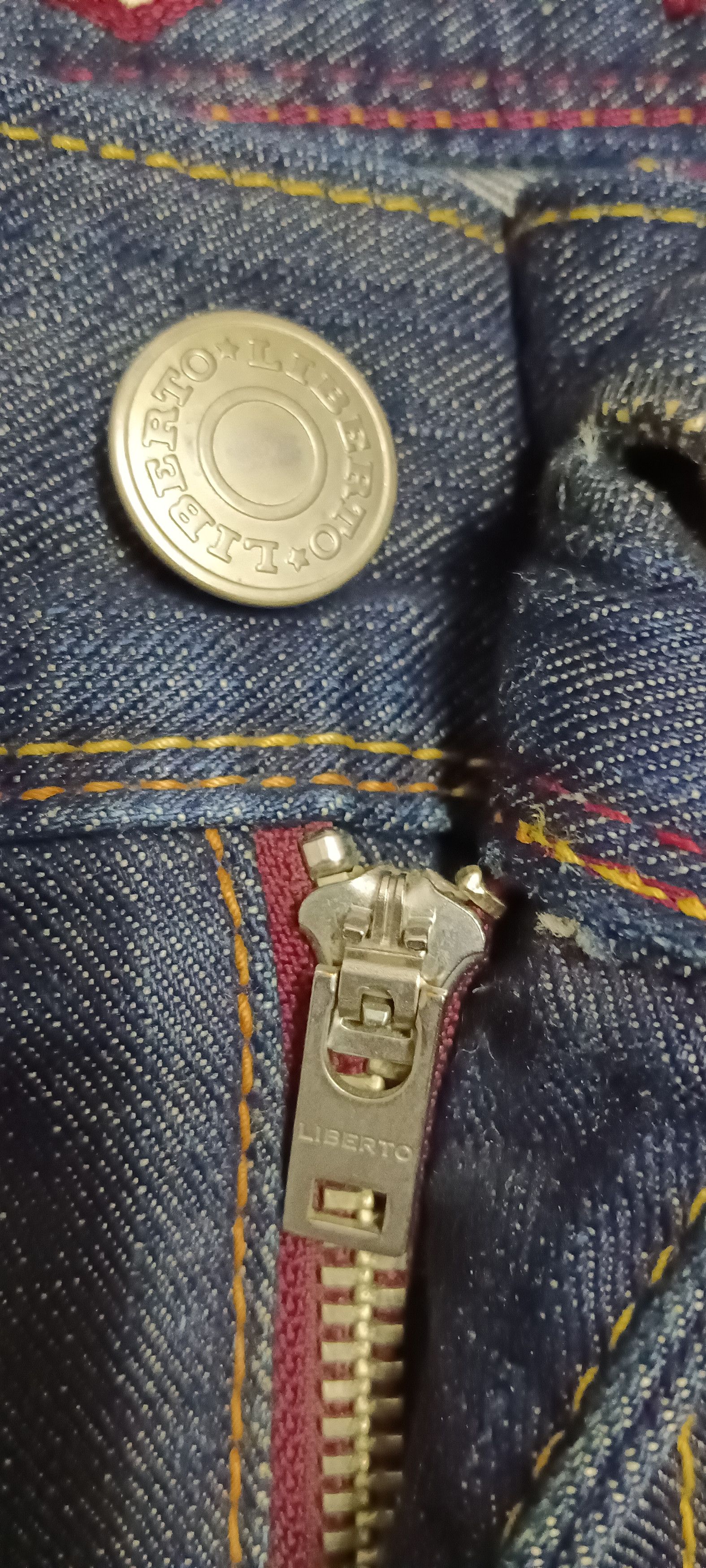 If Six Was Nine Liberto XXX Triple Resistance Flare Bush Denim Size US 29 - 12 Thumbnail