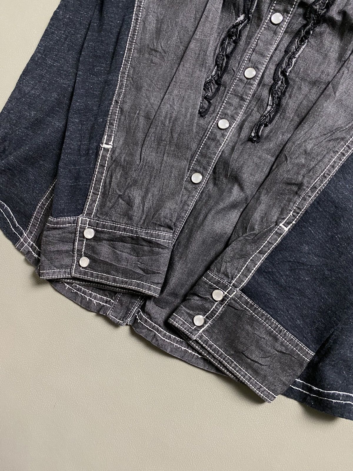 Issey Miyake × Japanese Brand × Yohji Yamamoto Undefined Nuovo Hybrid Button Shirt Size US M / EU 48-50 / 2 - 3 Thumbnail