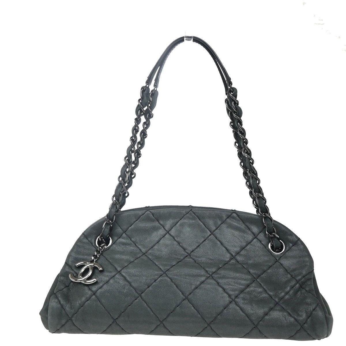 Chanel Chanel Just Mademoiselle Bag Quilted Iridescent Leather Size ONE SIZE - 1 Thumbnail