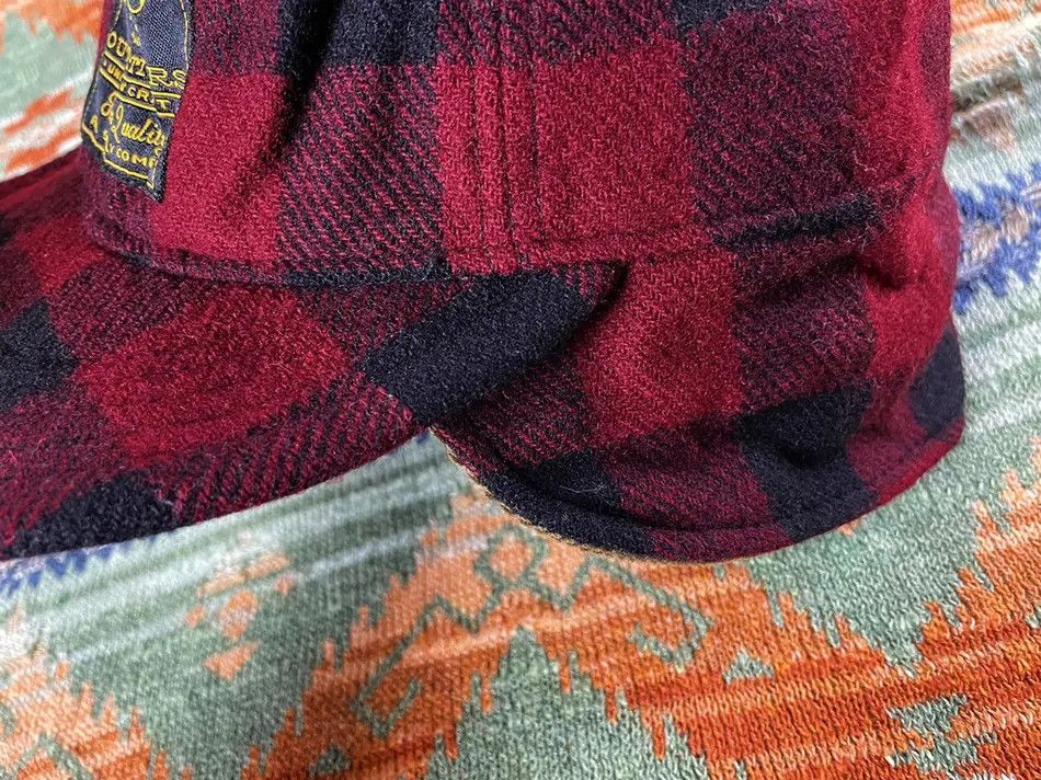 RRL Ralph Lauren × Ralph Lauren RRL Ralph Lauren Wool Tweed Corduroy ear protected Hat Cap Size ONE SIZE - 4 Thumbnail