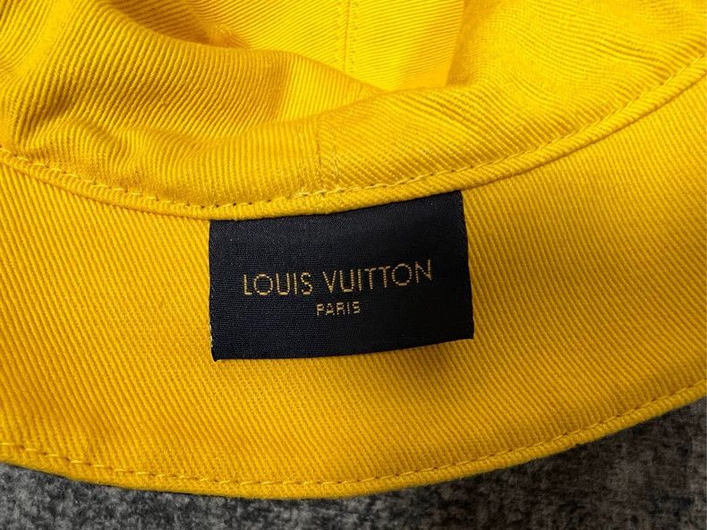 Louis Vuitton Louis Vuitton Old flower dark grain full LOGO fisherman ha Size ONE SIZE - 4 Thumbnail