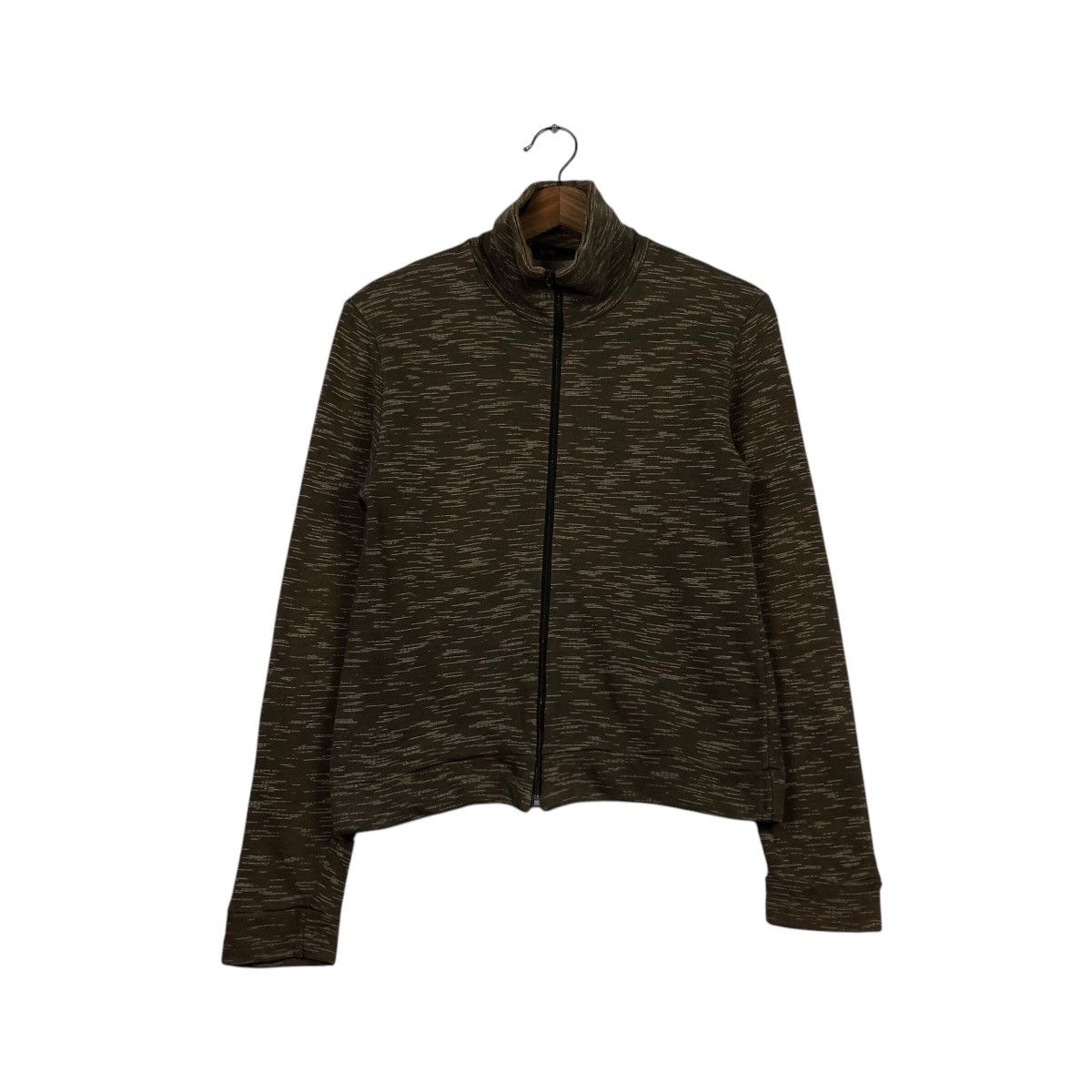 A.P.C. A.P.C. Paris Olive Marl Jacket — Minimalist Archive Size US M / EU 48-50 / 2 - 2 Thumbnail