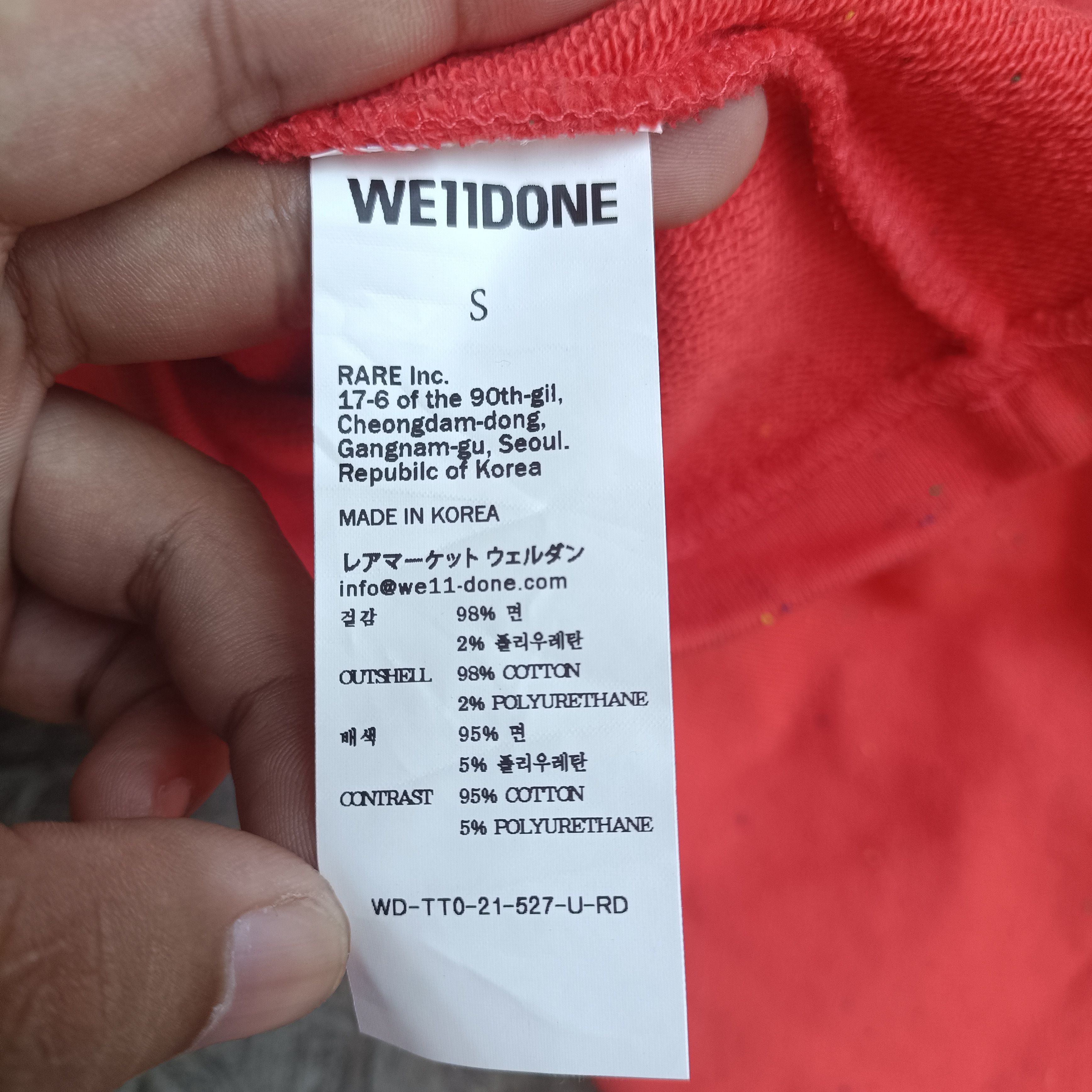 WE11DONE We11done Unisex Sweatshirt Size US L / EU 52-54 / 3 - 10 Thumbnail