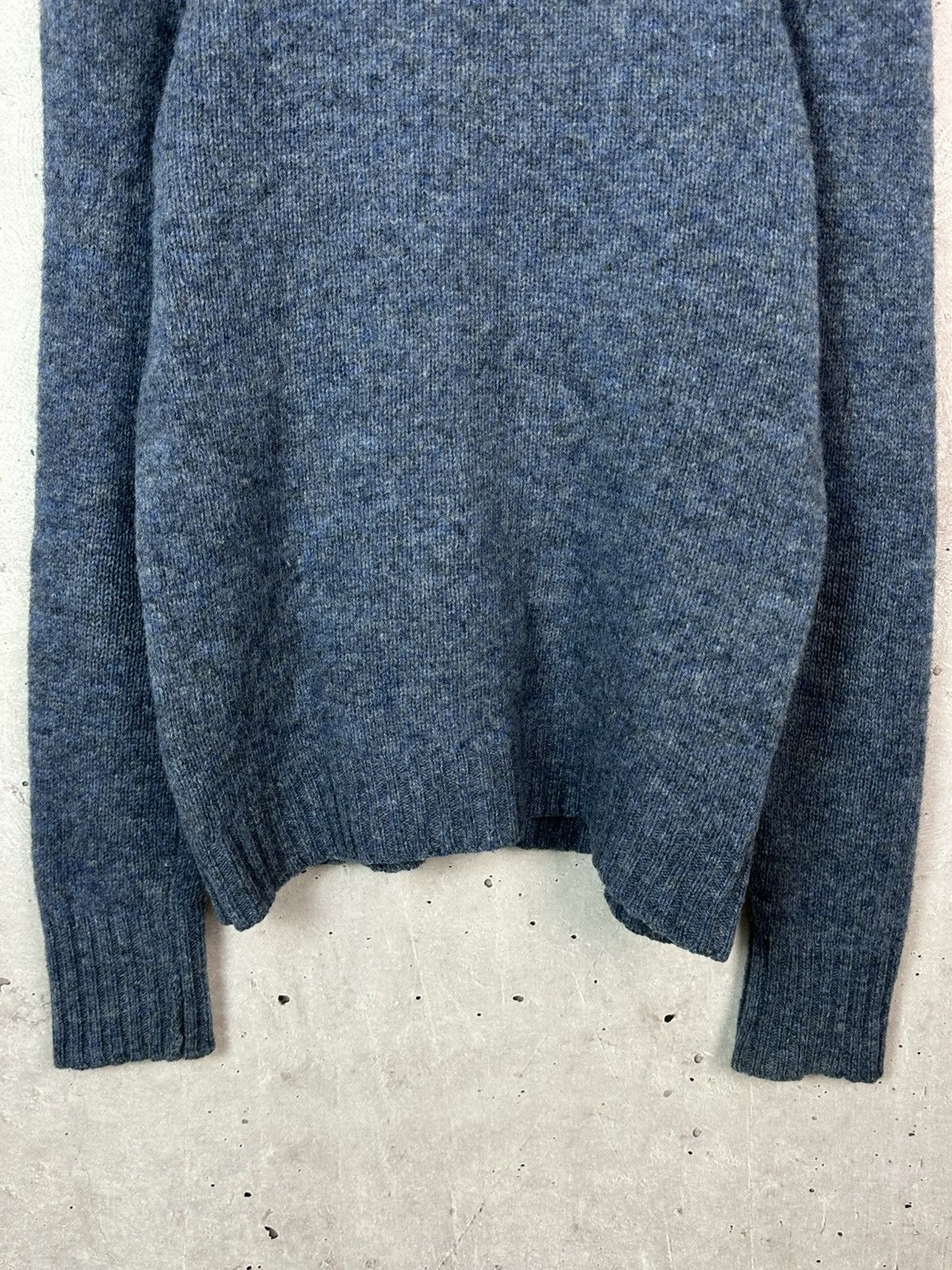 Ralph Lauren Vintage Ralph Lauren Wool Knit Logo Blue Long Sleeve Sweater Size M / US 6-8 / IT 42-44 - 8 Thumbnail