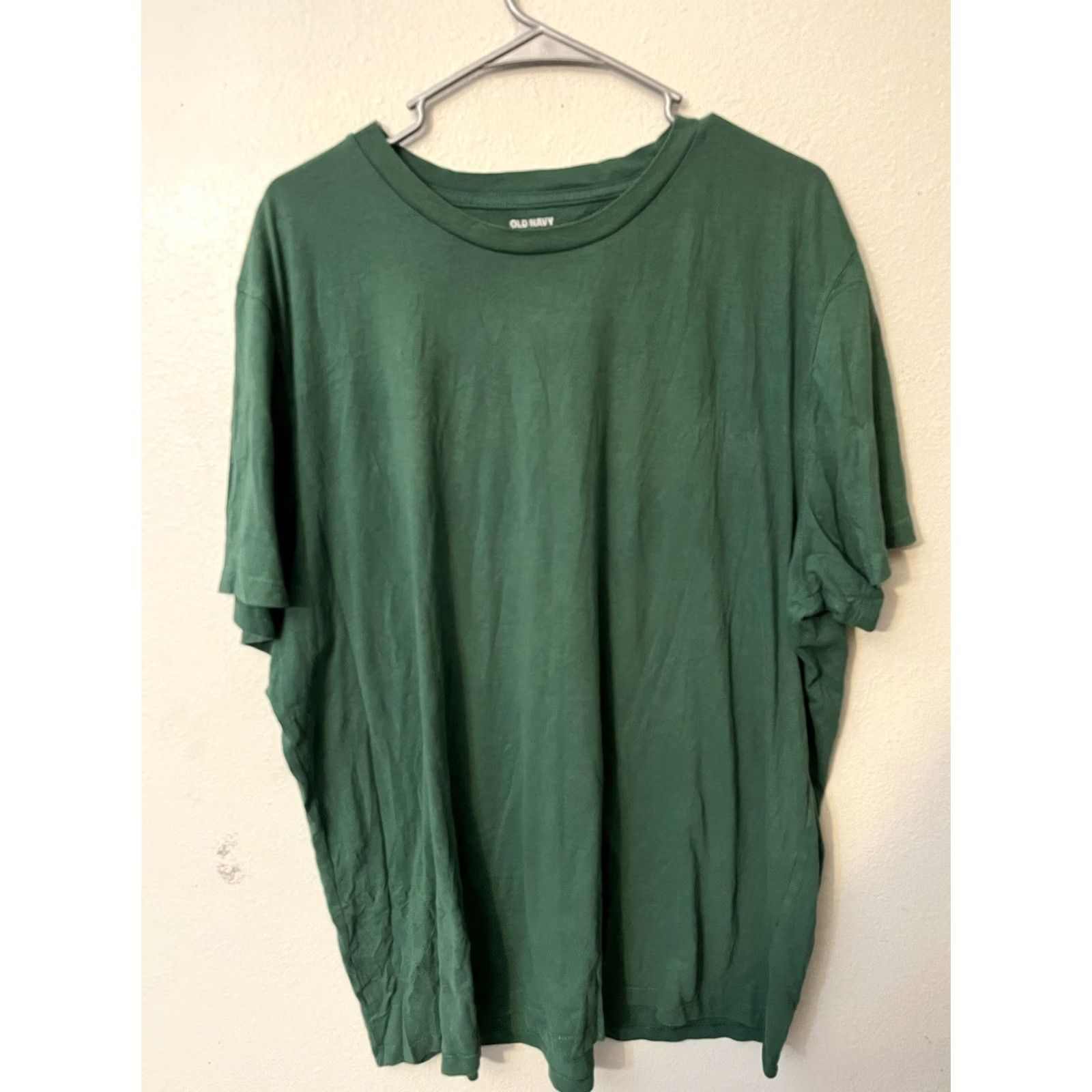 Old Navy Old Navy Soft Wash Short Sleeve Knit Shirt Mens Large - Green Crew Neck Size US XXL / EU 58 / 5 - 2 Thumbnail