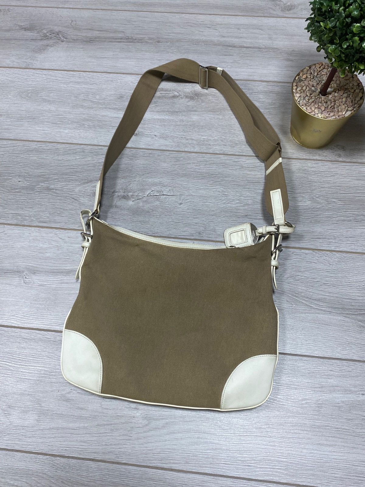 Prada Prada Milano big logo shoulder bag Size ONE SIZE - 3 Thumbnail