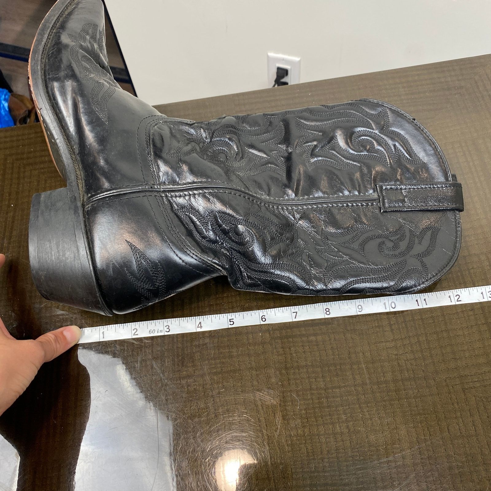 Cowboy Equipment Laredo Lea Vamp Fox Western Cowboy Boots Men s 10D Grailed