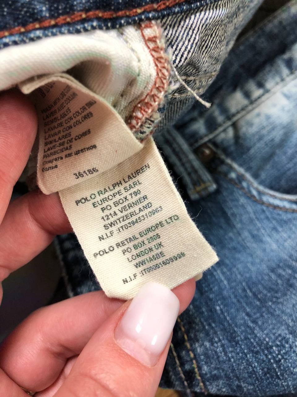 Polo Ralph Lauren mens jeans Polo Ralph Lauren Vintage Crazy Y2K denim Size US 29 - 4 Thumbnail