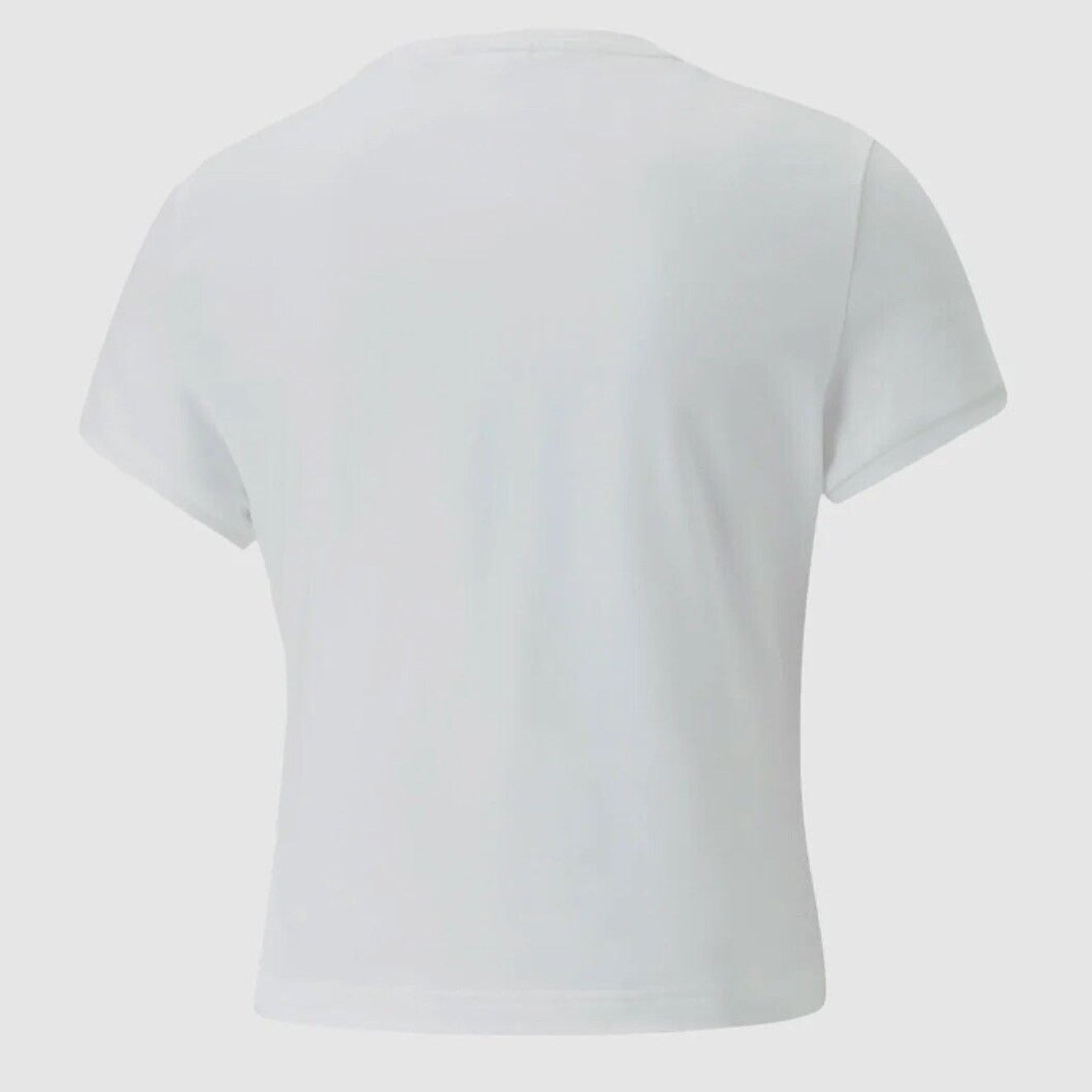 Puma Puma X Dua Lipa White Butterfly Hologram Graphic Crop Tee SM Size S / US 4 / IT 40 - 2 Thumbnail