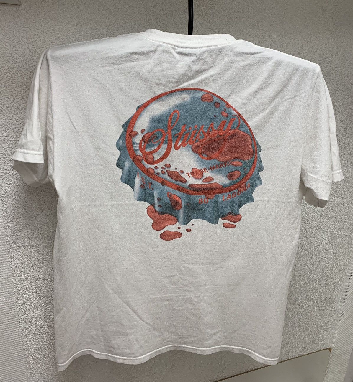 Stussy Stussy ColaCola vintage big logo white t-shirt oversized M Size US M / EU 48-50 / 2 - 1 Thumbnail