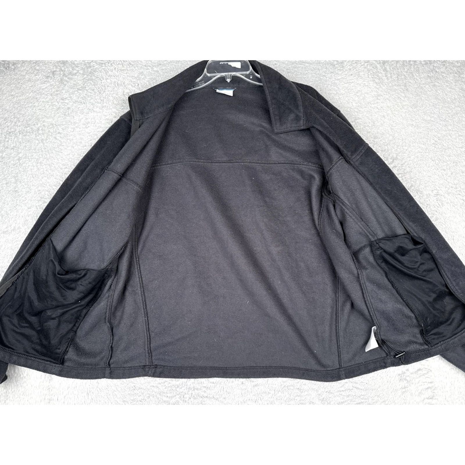 Vintage Columbia Jacket Womens XL Black Fleece Full Zip Collared Pockets Outdoor Warm Indoor Outdoor Size XL / US 12-14 / IT 48-50 - 2 Thumbnail