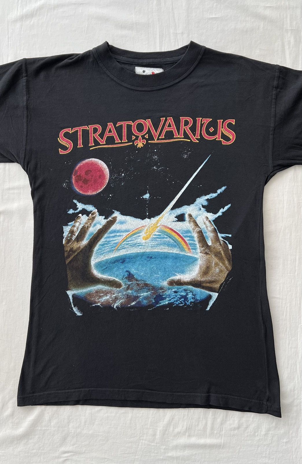Band Tees Vintage 1997 Stratovarius Visions Metal Band T-shirt Size US L / EU 52-54 / 3 - 4 Thumbnail