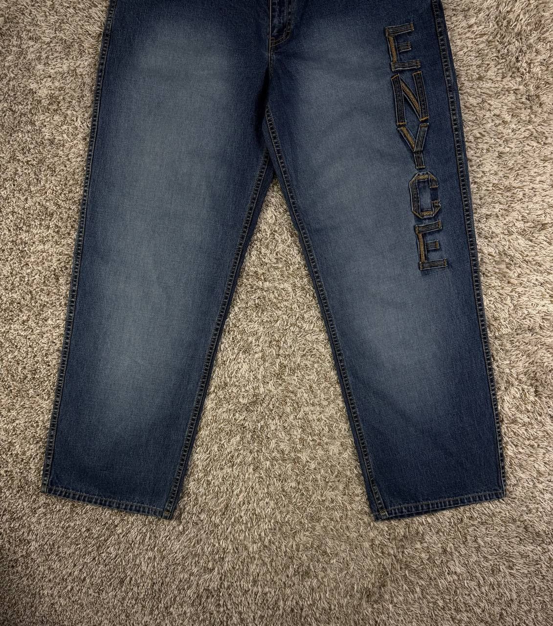Enyce ENYCE Baggy Jeans Y2K Hip Hop Spellout Logo Stitched Size US 36 / EU 52 - 4 Thumbnail
