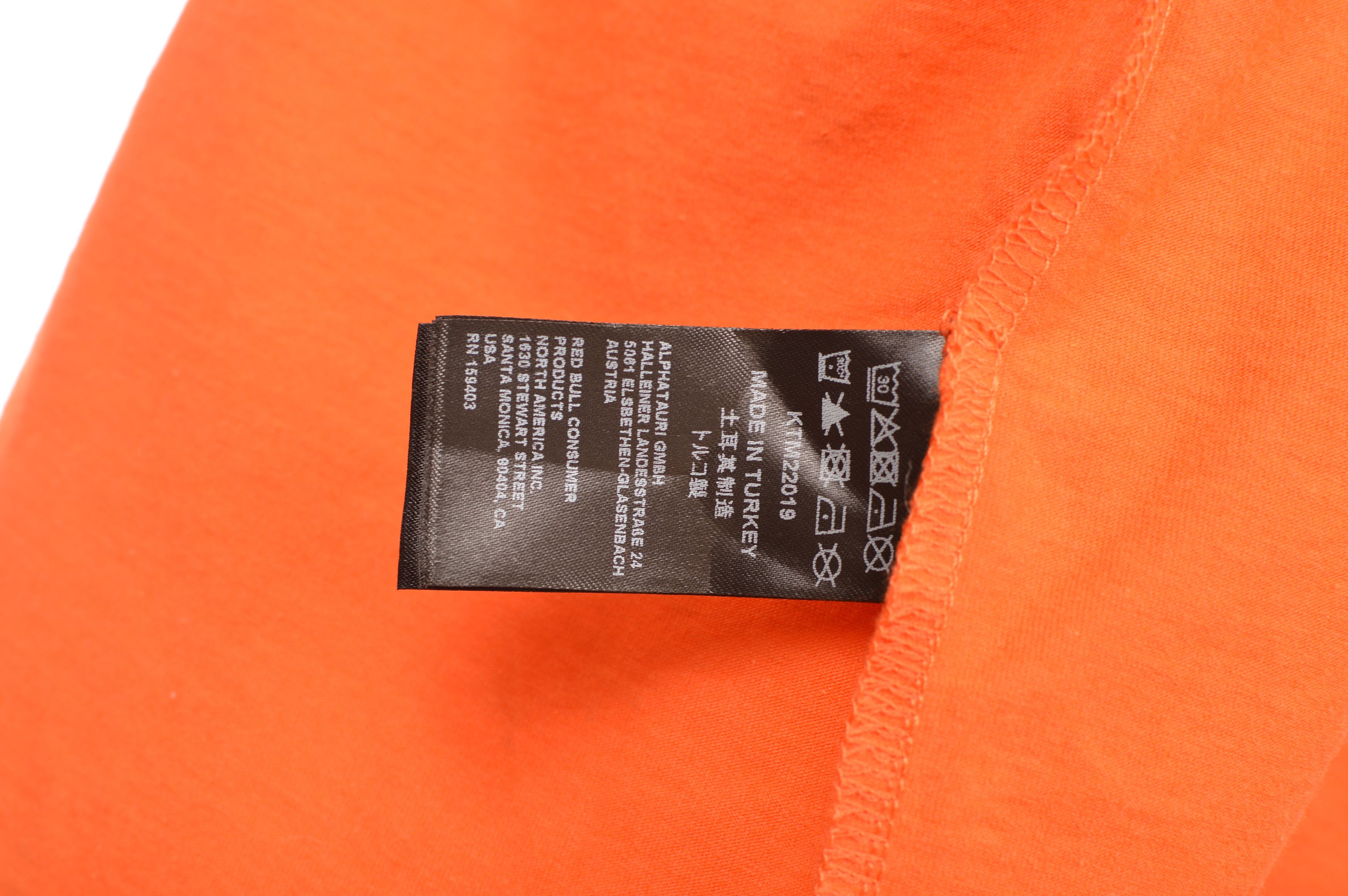 Red Bull Red Bull KTM Back Print Orange Racing T-Shirt Size US L / EU 52-54 / 3 - 7 Thumbnail