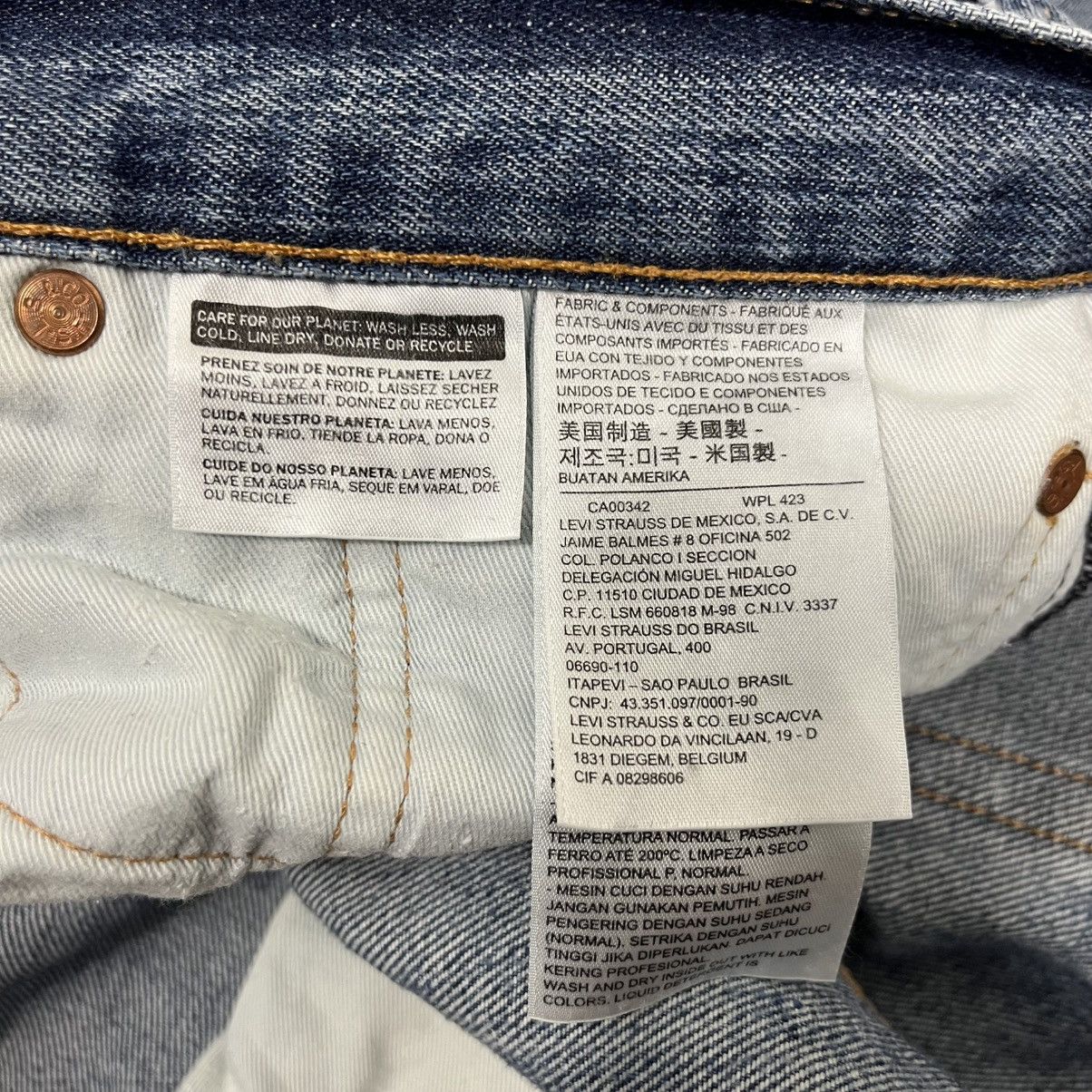 Levi's Vintage Y2k Levis Distressed Denim Jeans Size US 36 / EU 52 - 20 Thumbnail
