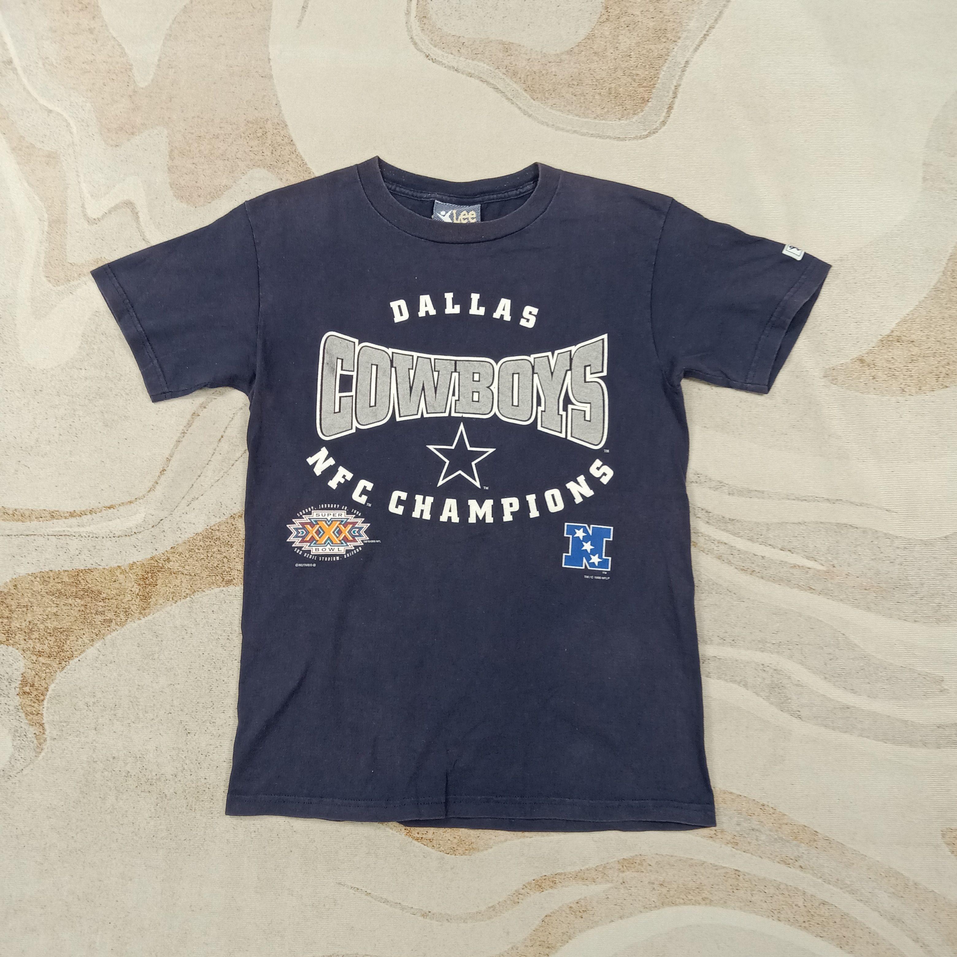 Lee 90's Dallas Cowboys Single Stitch NFC Tshirt C276N57 Size US S / EU 44-46 / 1 - 1 Thumbnail