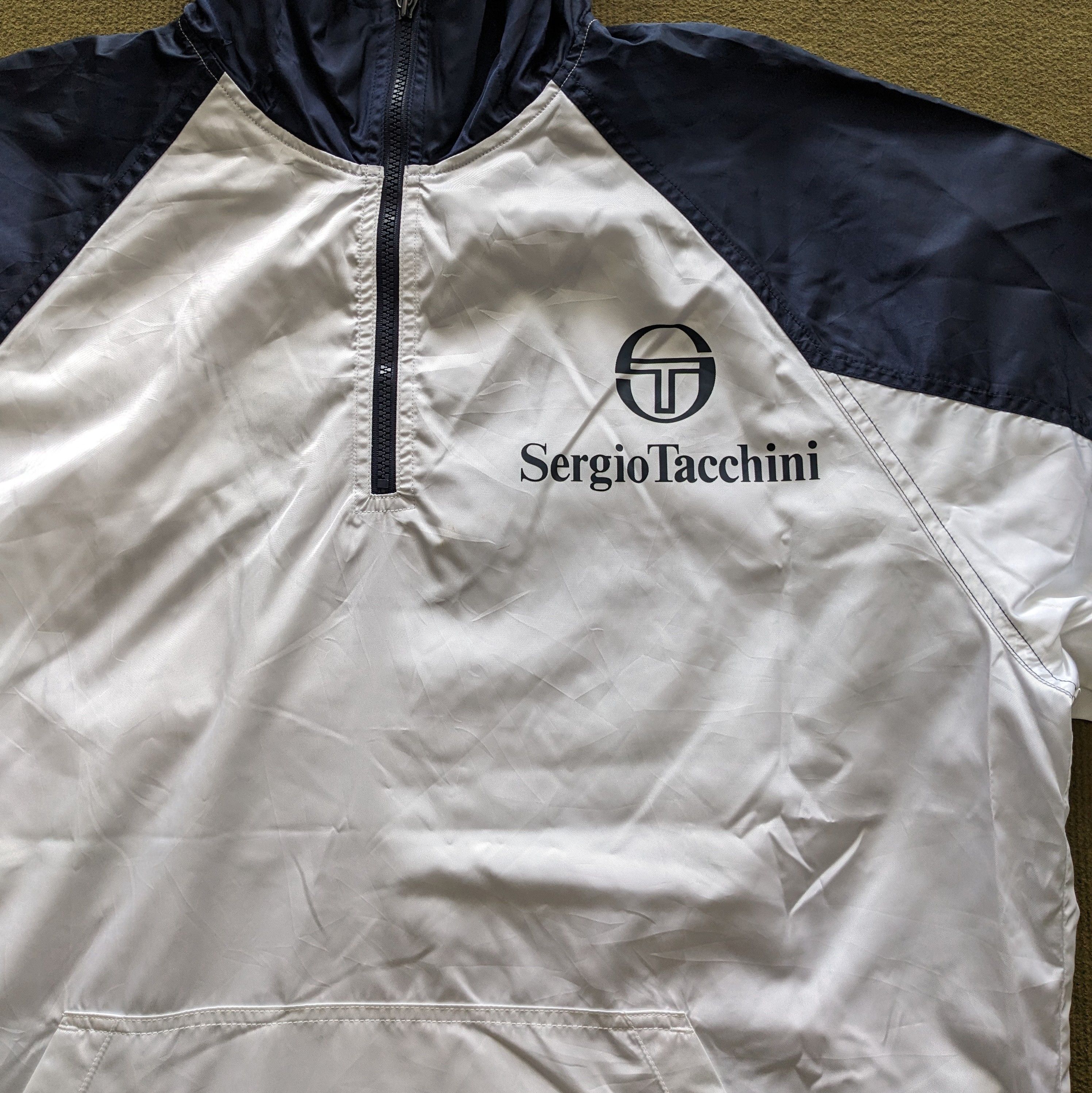 Sergio Tacchini Vintage SERGIO TACCHINI Luxury Brand Windbreaker Jacket Size US XXL / EU 58 / 5 - 3 Thumbnail