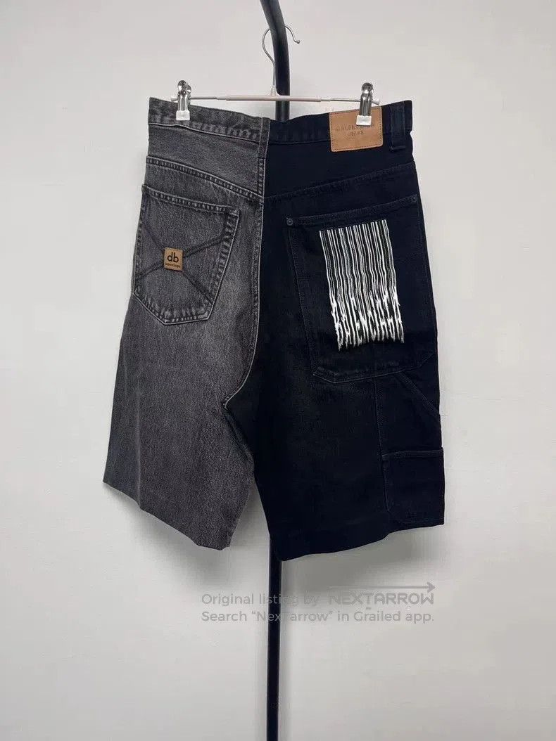 Balenciaga Balenciaga Denim Patchwork Straight Shorts. Size US 29 - 2 Thumbnail