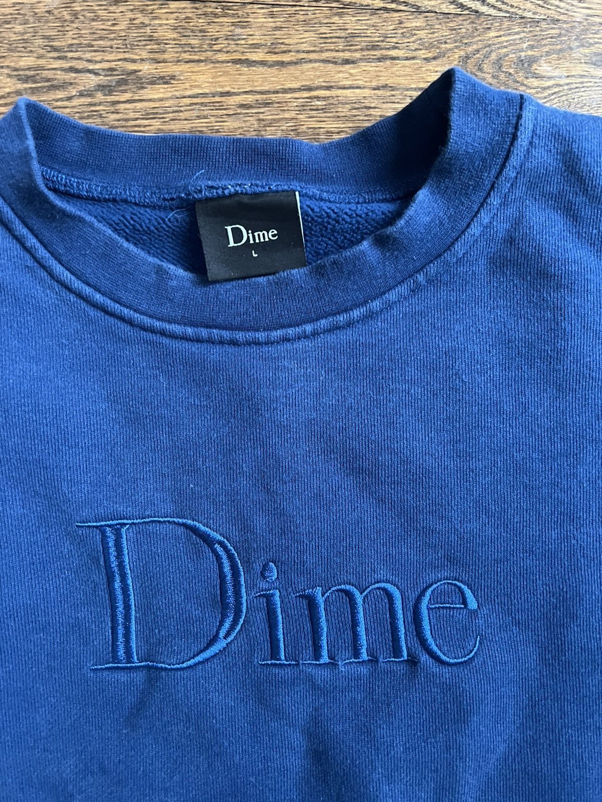 Dime Dime Blue Crewneck Size US L / EU 52-54 / 3 - 2 Thumbnail