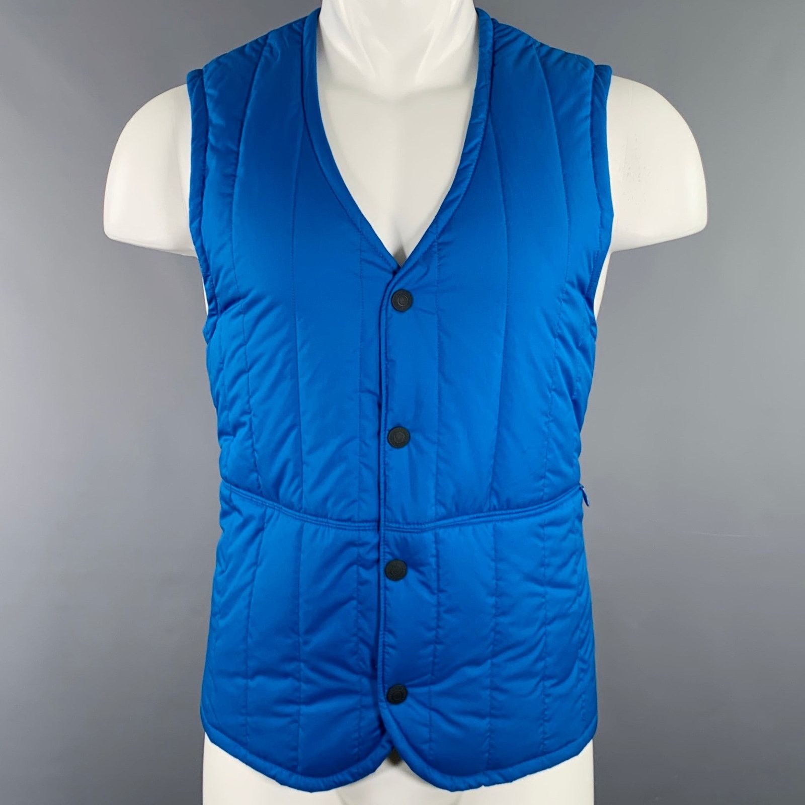 Levi's LEVI STRAUSS Size M Blue Quilted Polyester Vest Size US M / EU 48-50 / 2 - 1 Thumbnail