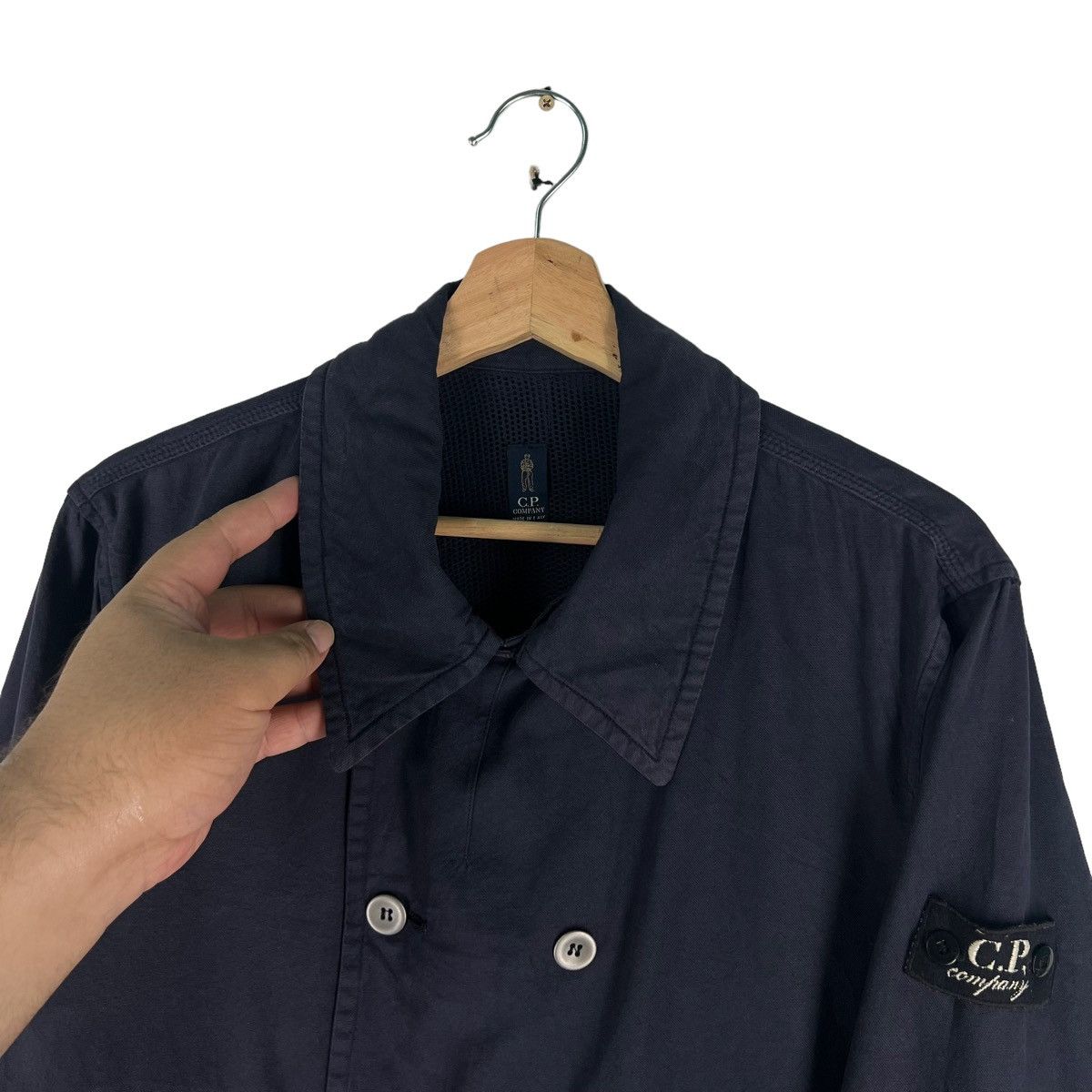 C.P. Company 🔥VINTAGE CP COMPANY MADE IN ITALY CHORE JACKET WITH PATCHES Size US M / EU 48-50 / 2 - 6 Thumbnail