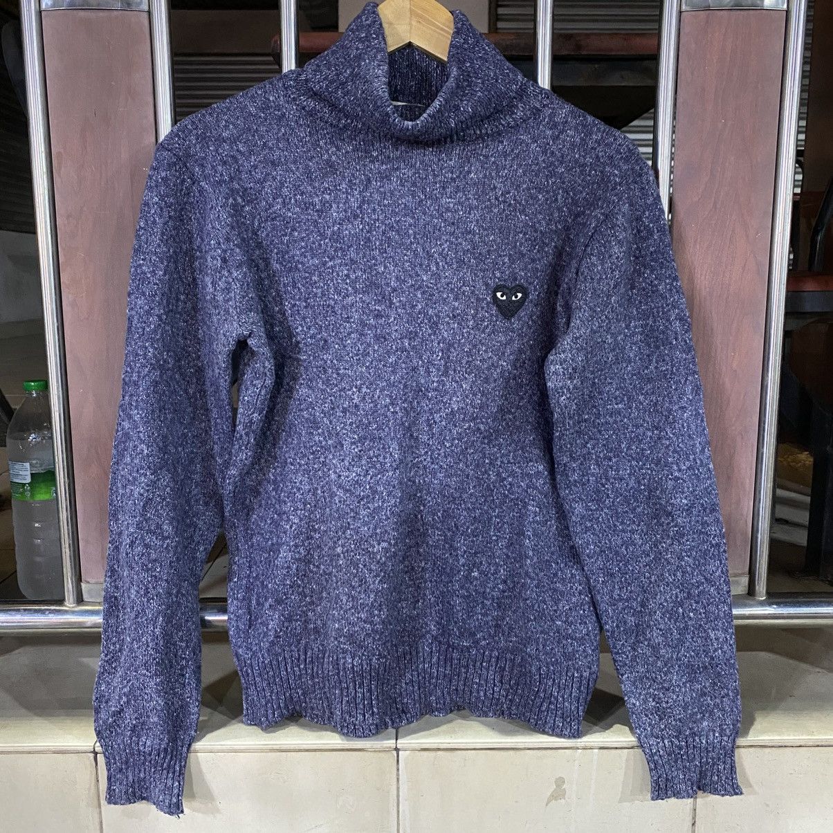 Comme des Garcons PLAY COMME DES GARCONS PLAY Knitted Turtle Neck Size US S / EU 44-46 / 1 - 1 Thumbnail