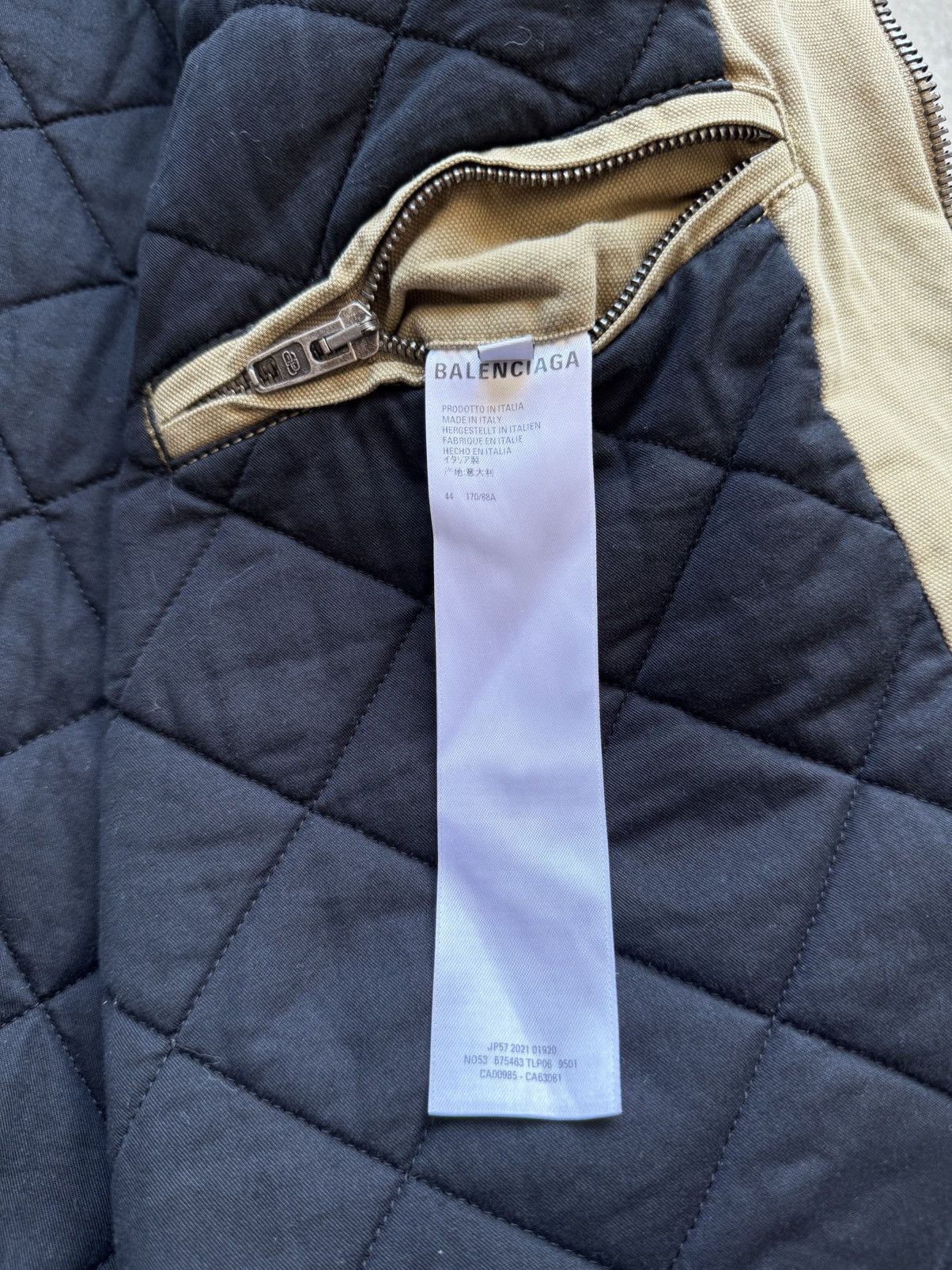 Balenciaga Balenciaga Detroit Canvas Jacket Size US S / EU 44-46 / 1 - 21 Thumbnail