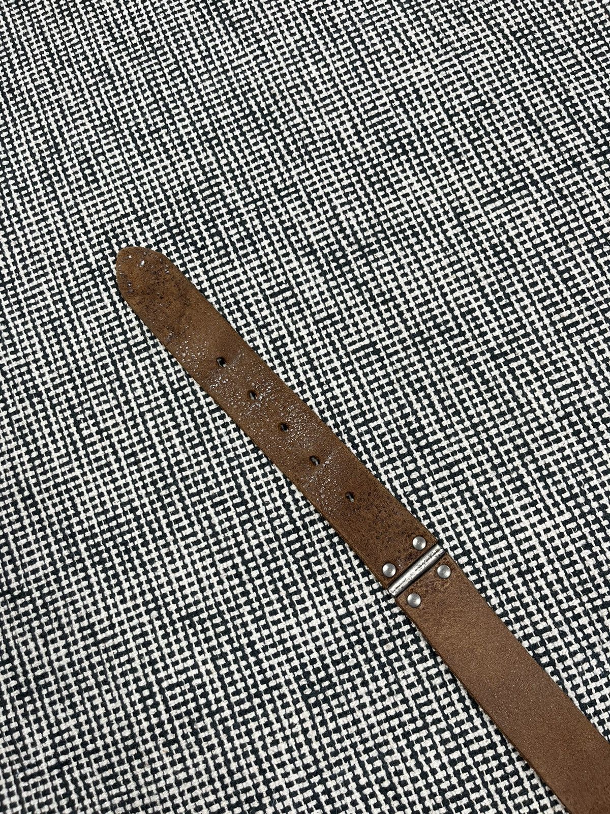 Other ➕ paneled patchwork avant garde brown belt Size ONE SIZE - 5 Thumbnail
