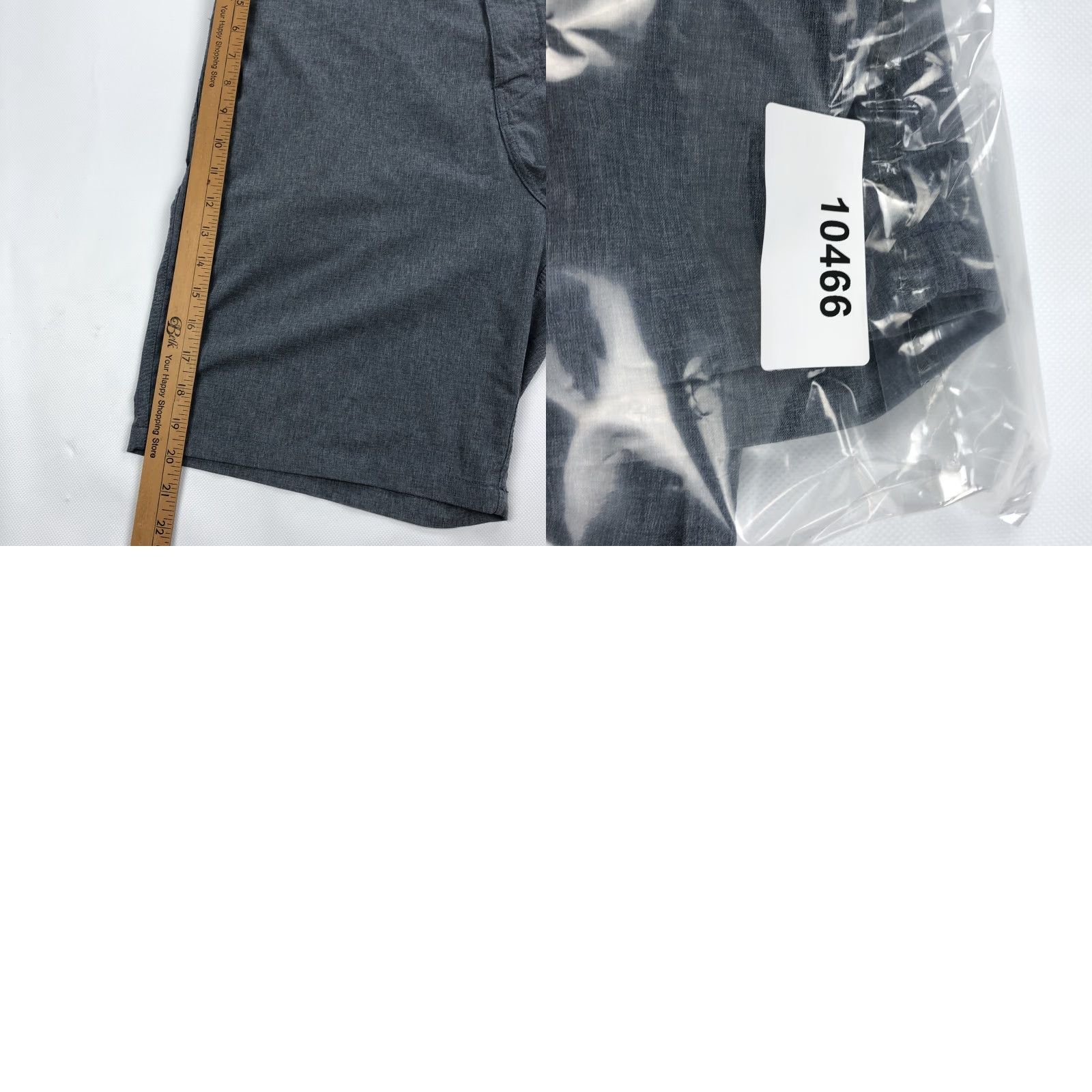 Hurley Hurley Phantom Men's Shorts 34 Gray Blue Heather Flat Front Chino Regular Moisture Wicking Shorts Utility Pocket Size US 34 / EU 50 - 9 Thumbnail