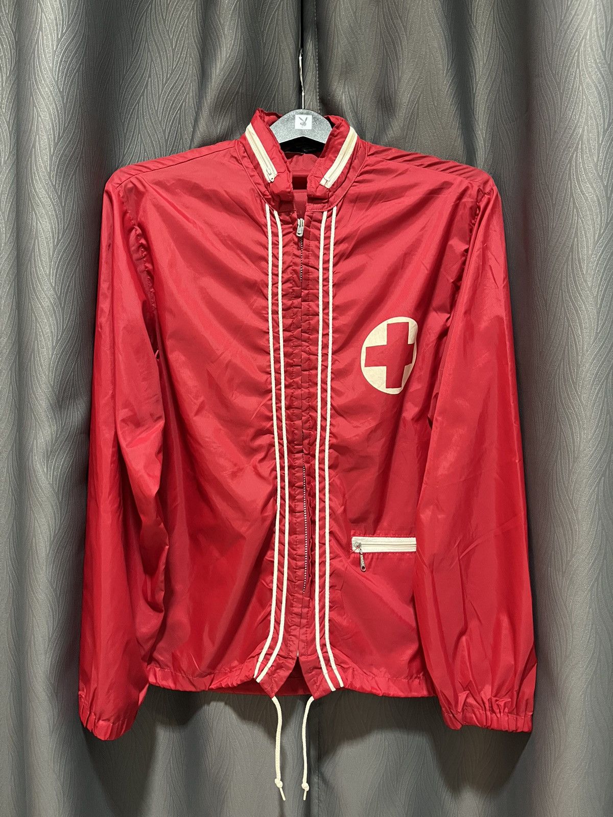 Champion × Vintage RARE! Vintage 70s Champion Running Man Full Zip Windbreaker Size US M / EU 48-50 / 2 - 1 Thumbnail