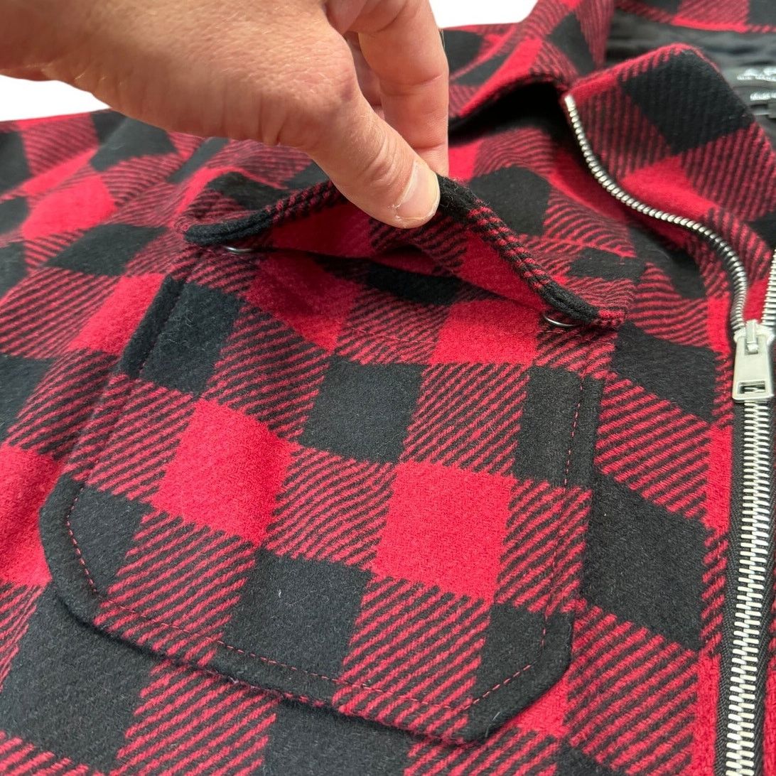 A.P.C. NWT A.P.C. Ian Buffalo Plaid Wool Blouson Zippered Jacket Size US S / EU 44-46 / 1 - 5 Thumbnail