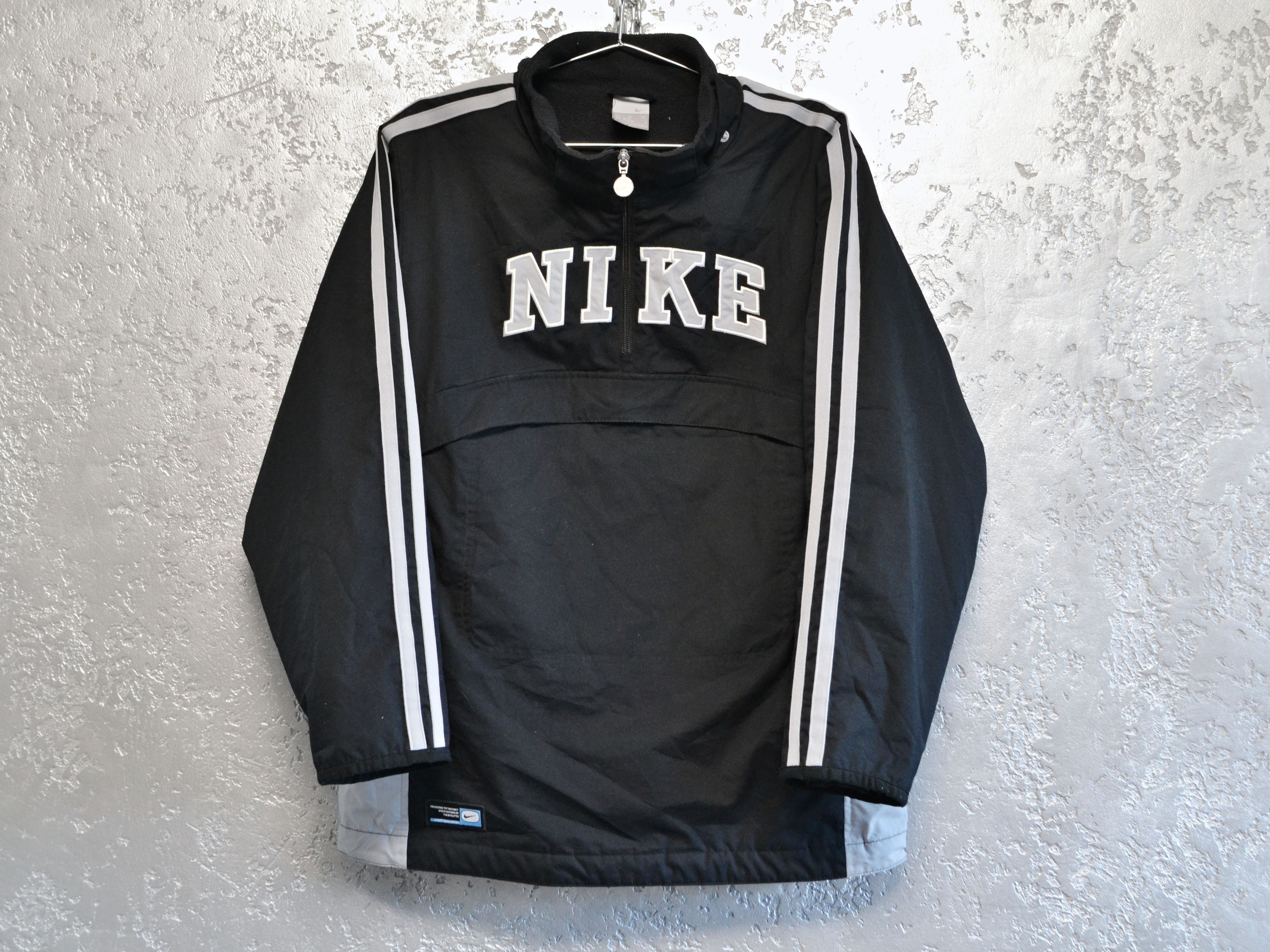 Nike Nike Big Logo Fleece Lined Lightweight Anorak Jacket Men Size US M / EU 48-50 / 2 - 1 Thumbnail